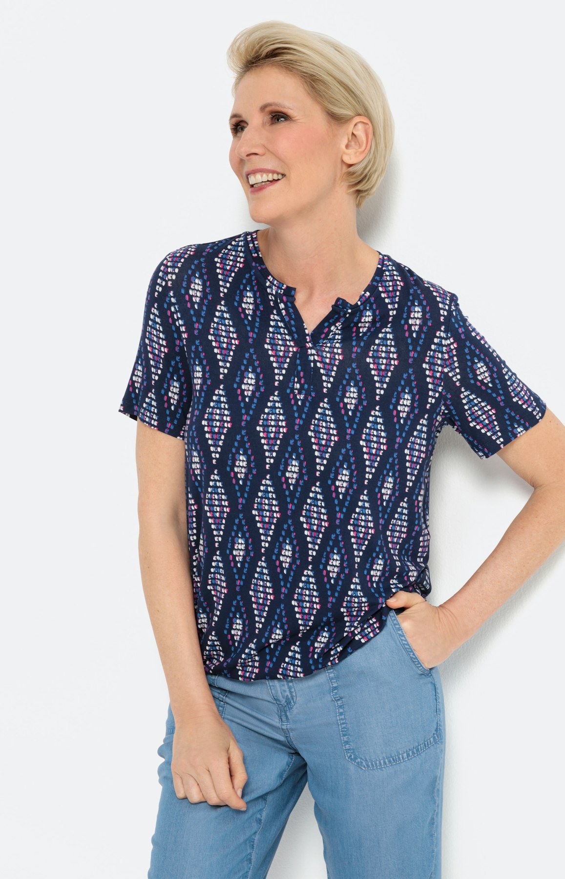 Kurzärmliges Shirt mit Print