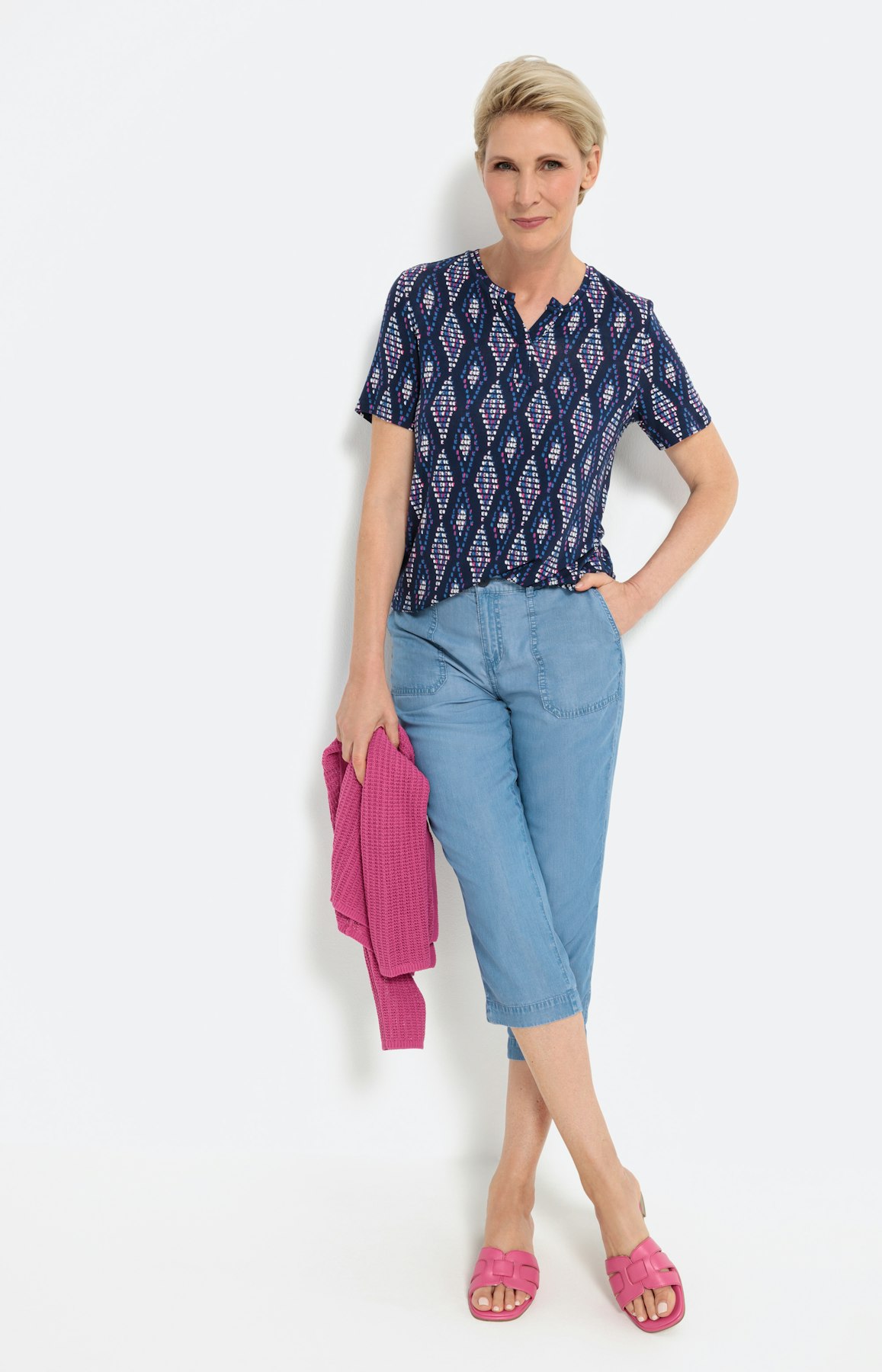 Kurzärmliges Shirt mit Print