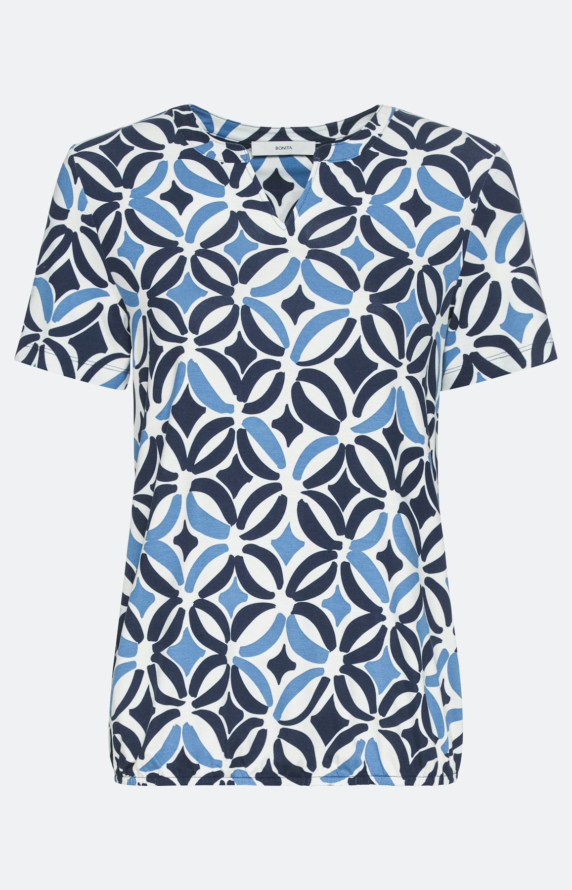 Gedessineerd T-shirt met korte mouwen