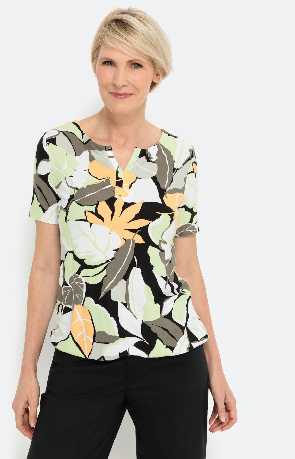 T-shirt met korte mouwen en print