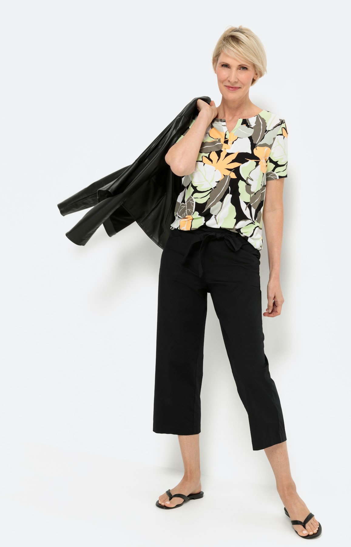 T-shirt met korte mouwen en print