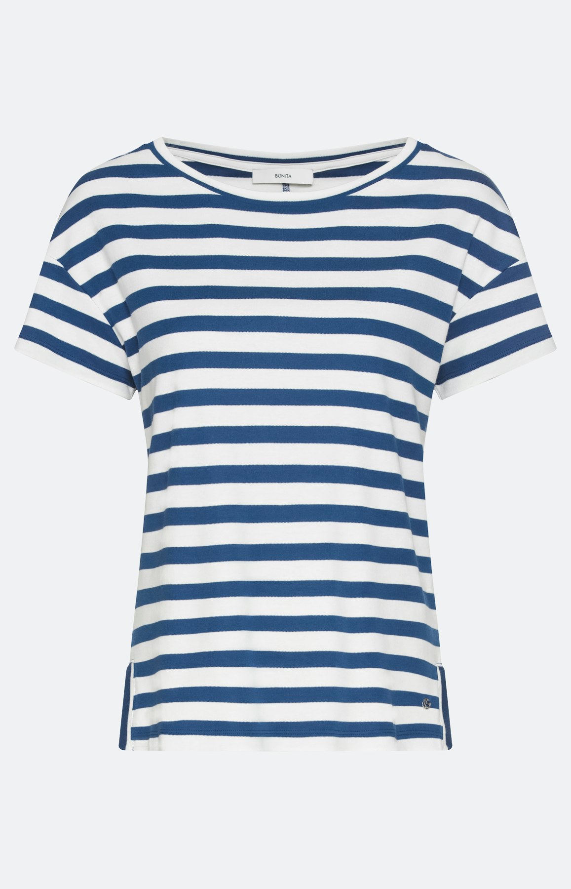 Gestreept T-shirt met korte mouwen