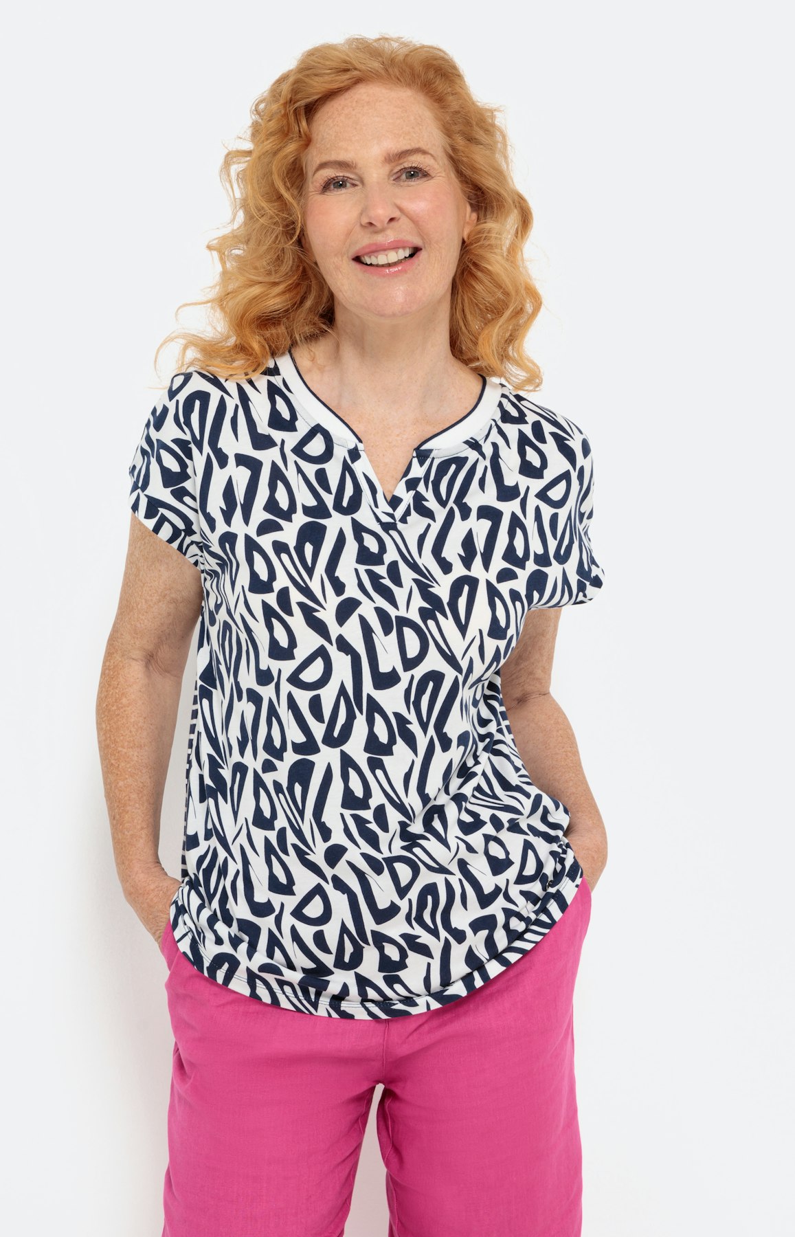 T-shirt met korte mouwen en print