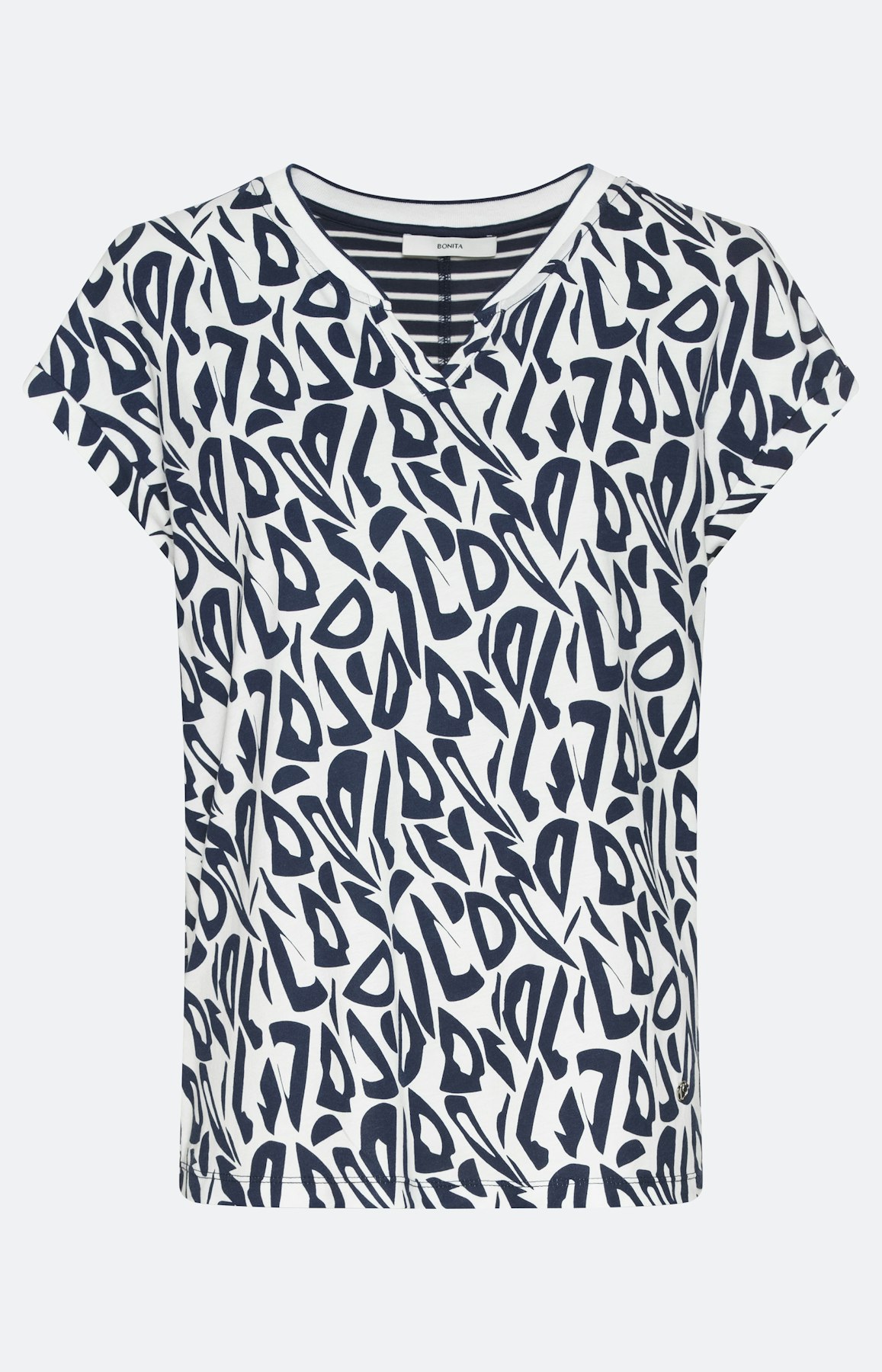 T-shirt met korte mouwen en print