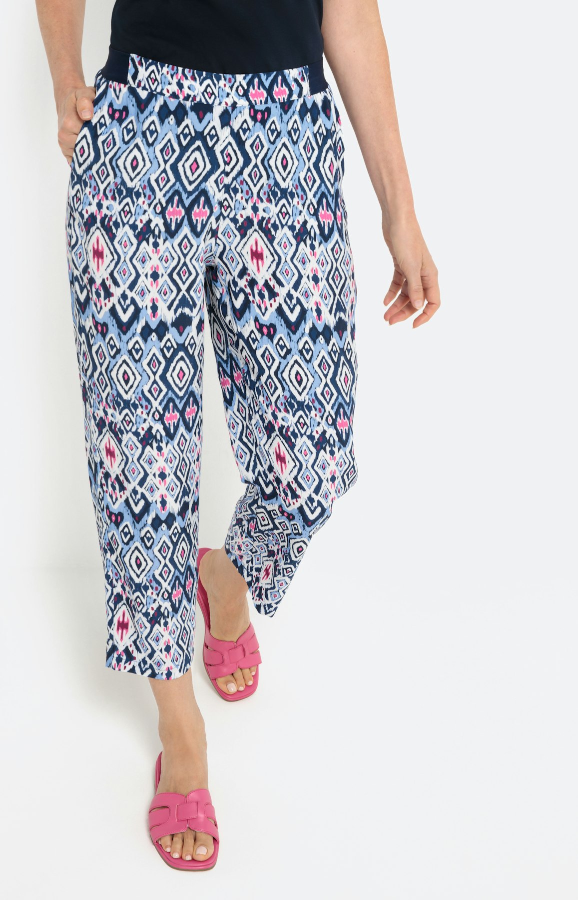 Fließende Culotte mit Print