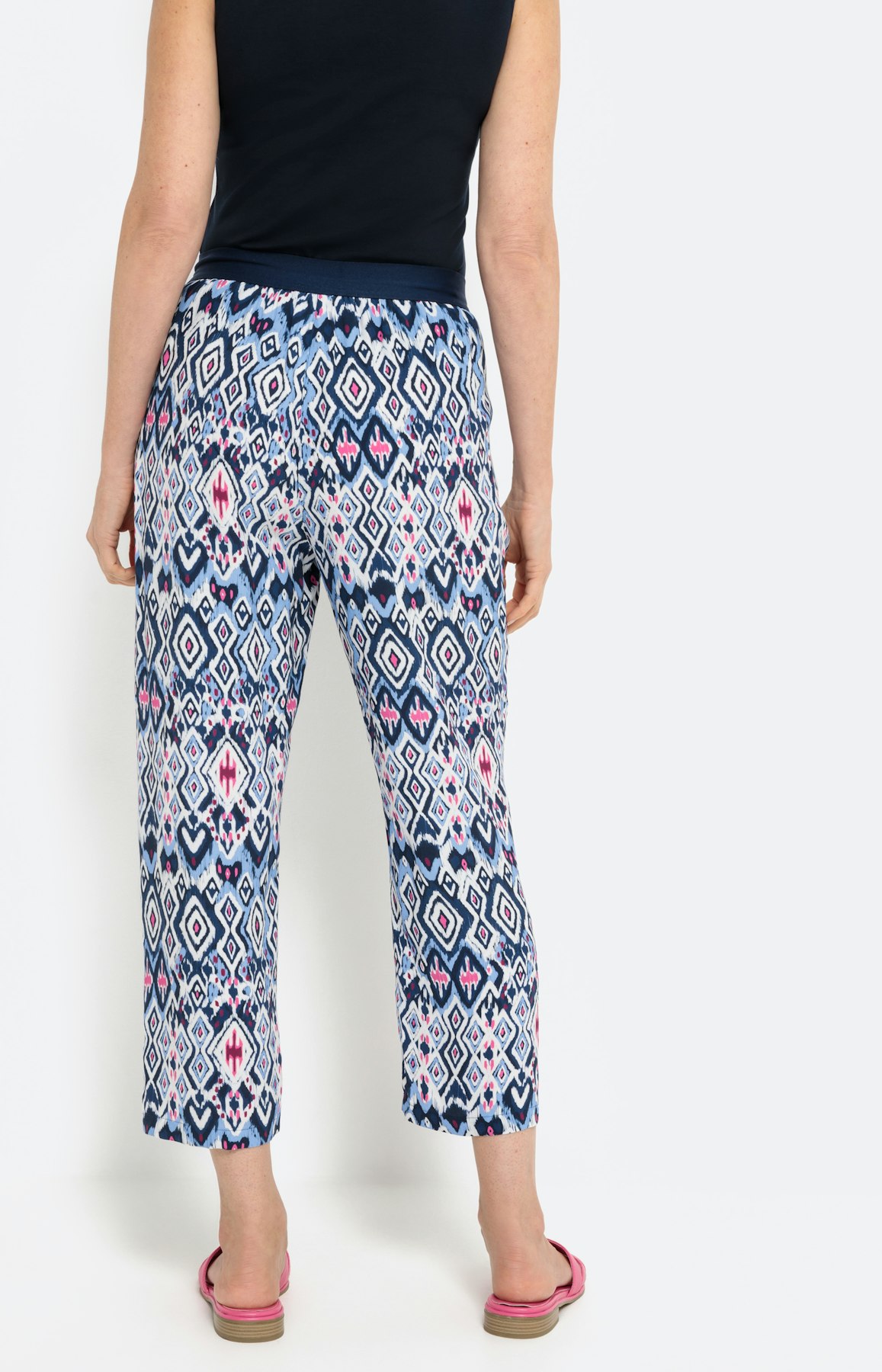 Fließende Culotte mit Print