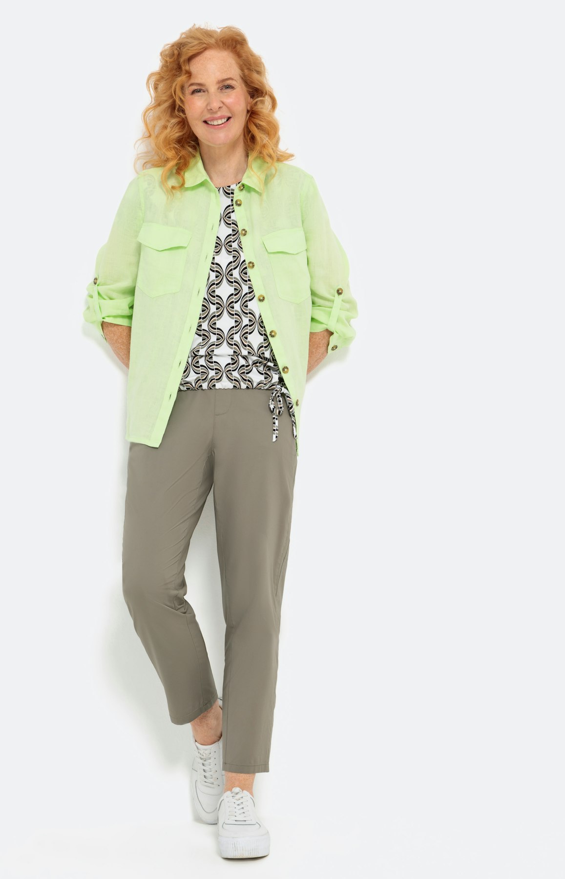 Comfortabele broek van papertouch