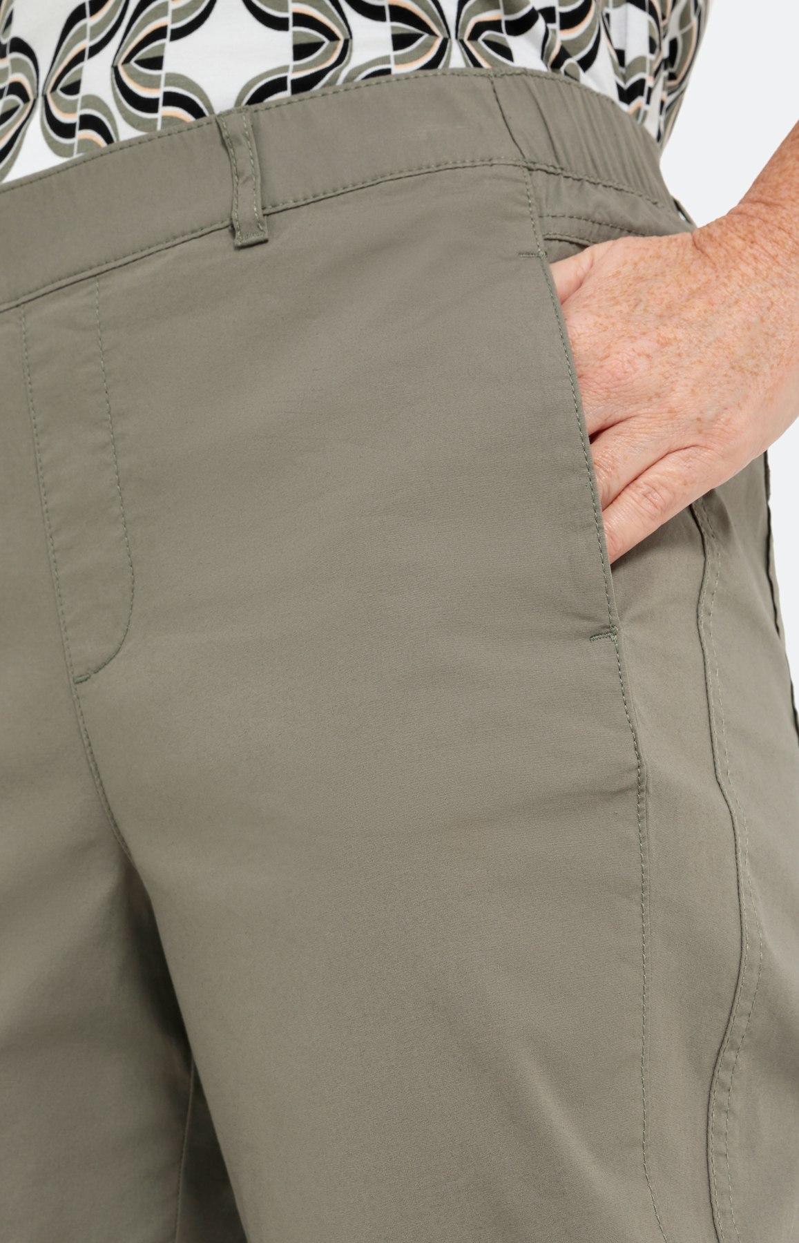 Comfortabele broek van papertouch