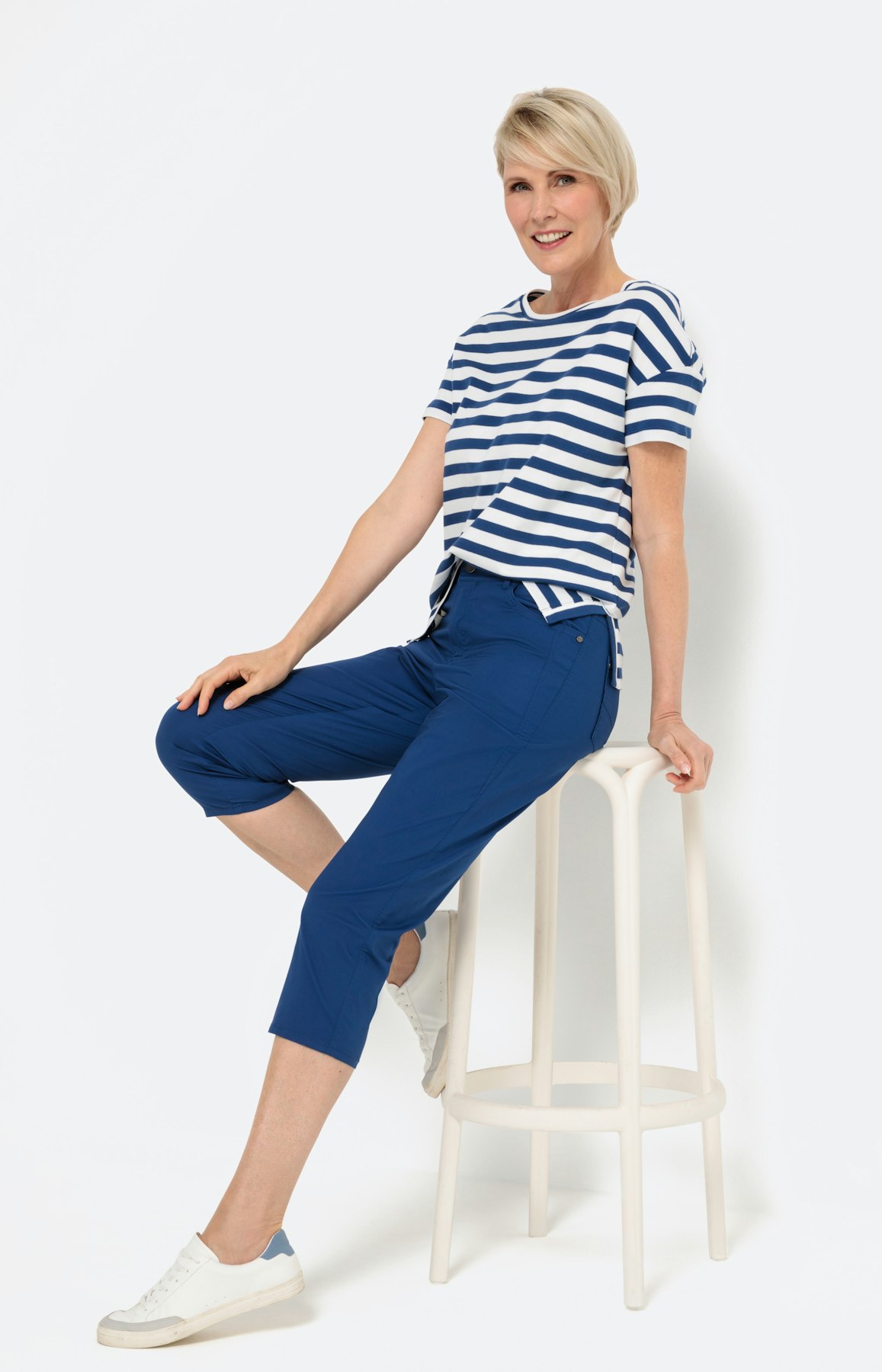 Capribroek van papertouch, blauw