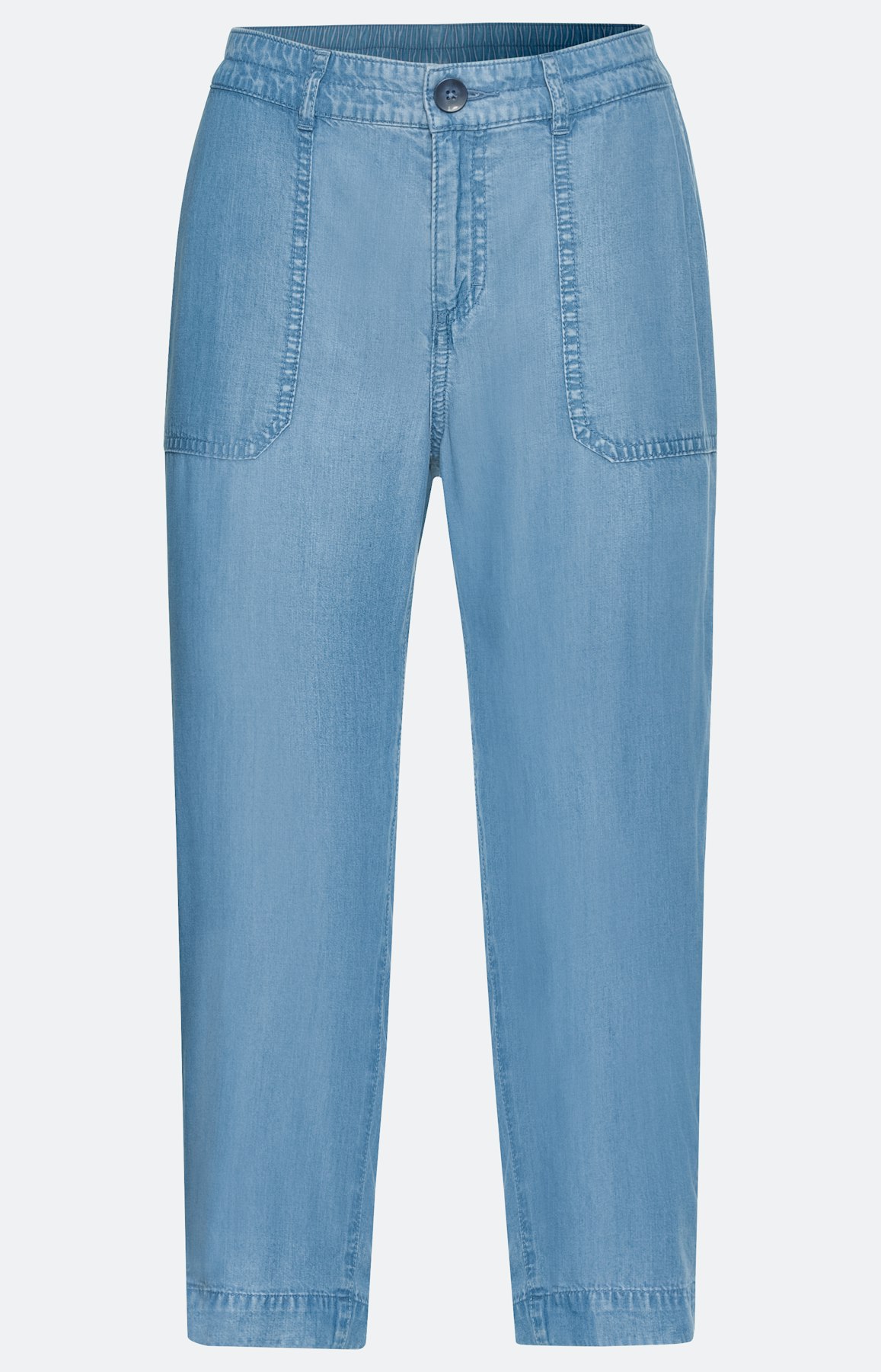 Lyocell Capribroek, medium blue