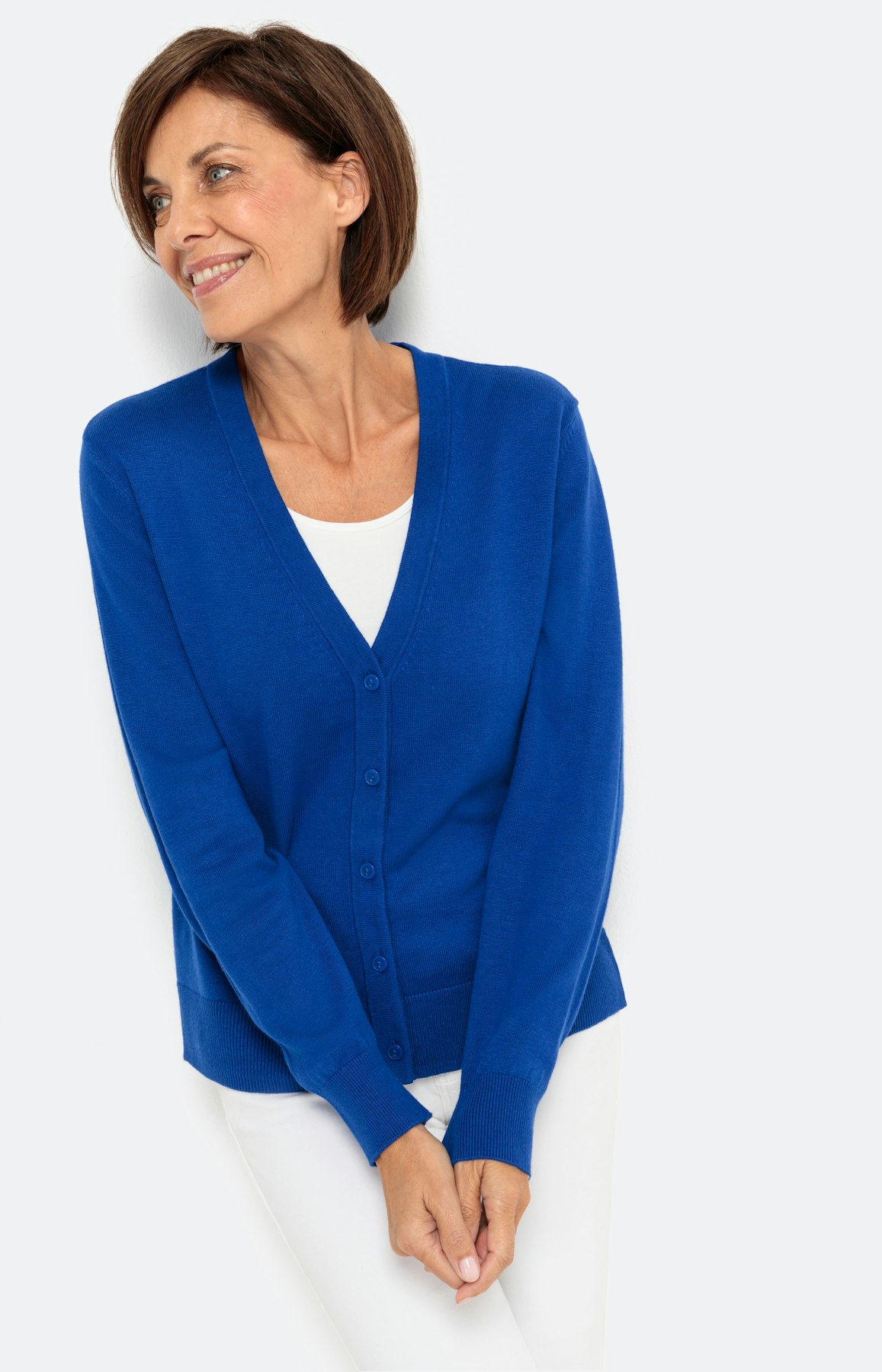 Strickjacke mit langem Arm