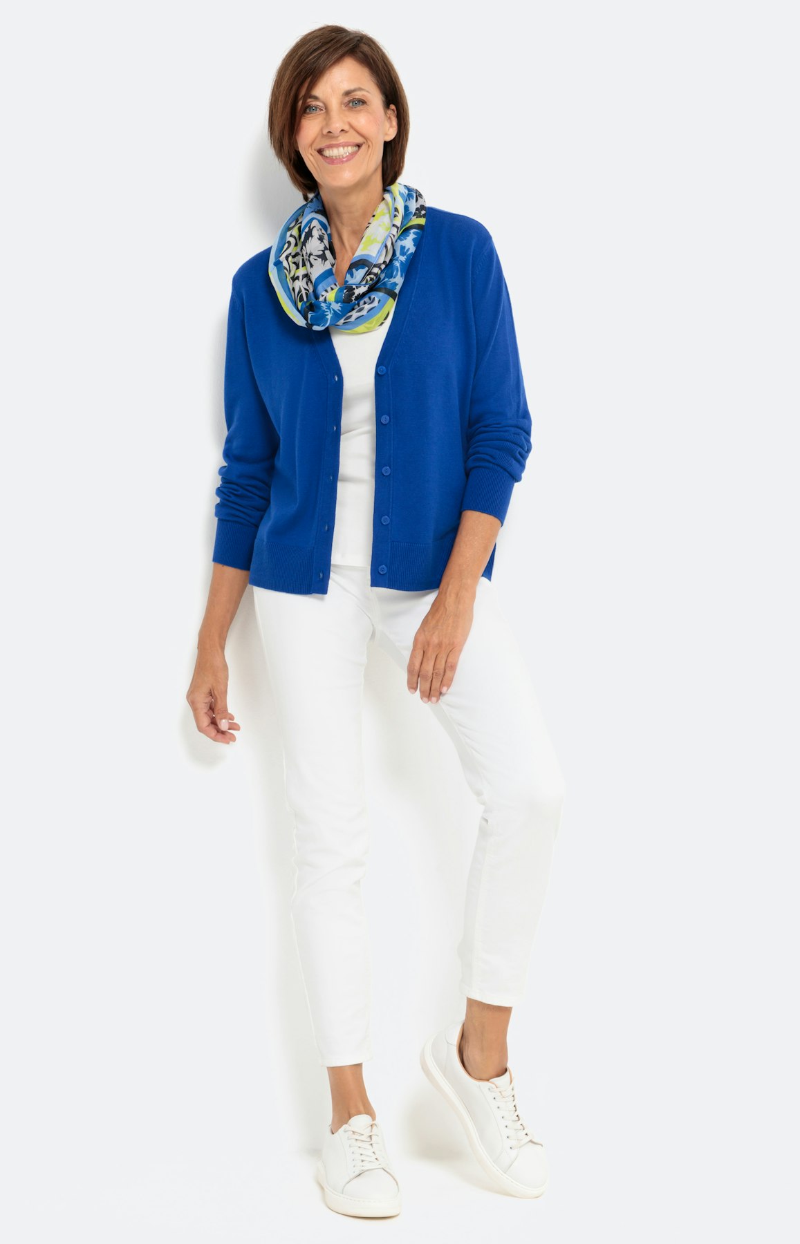 Strickjacke mit langem Arm