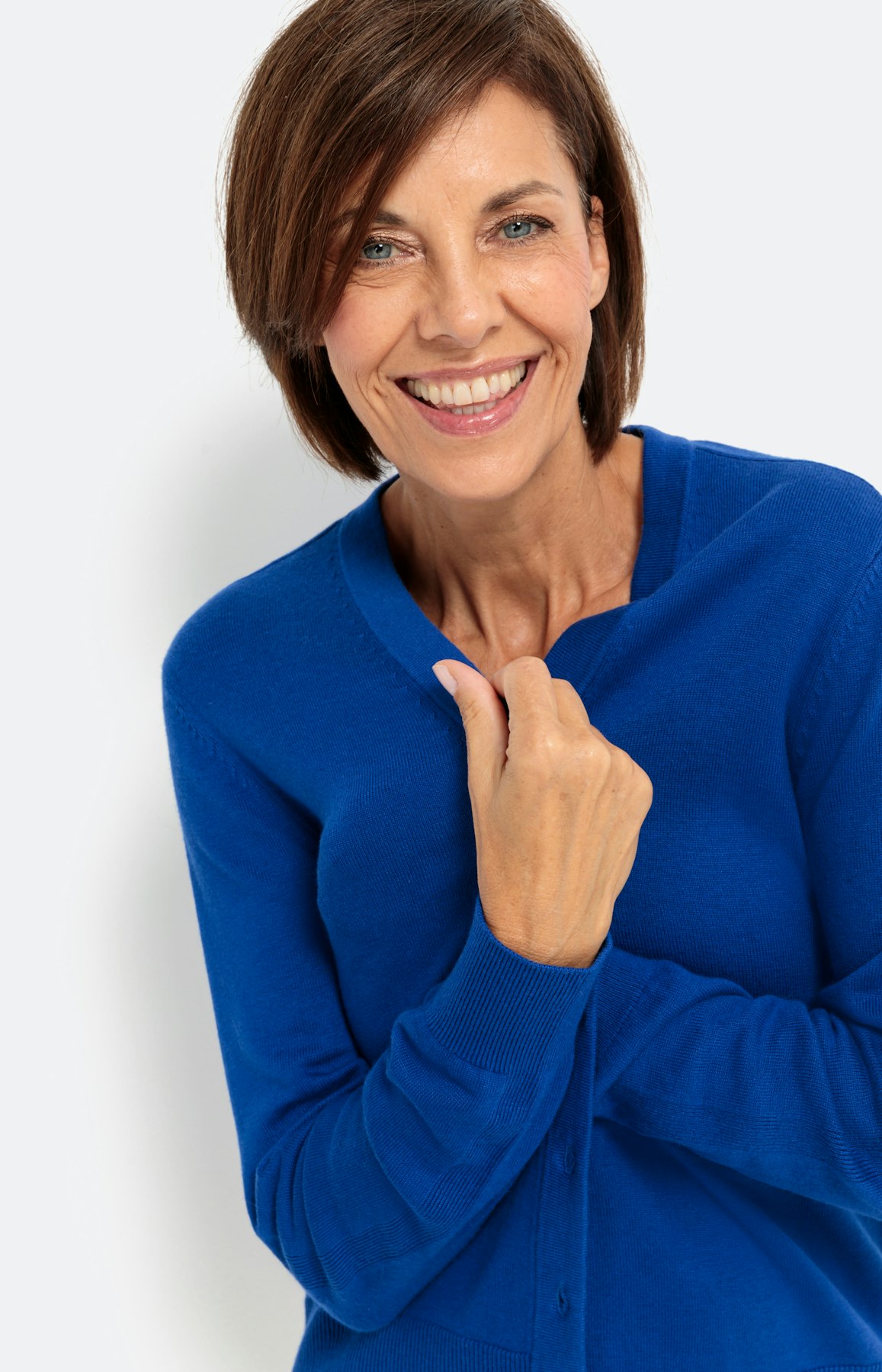 Strickjacke mit langem Arm