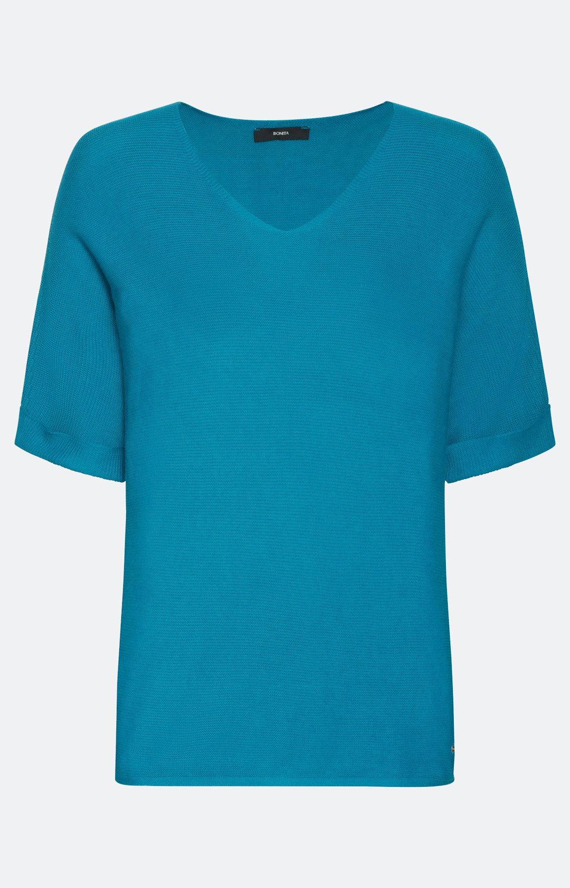 Legerer Pullover mit Halbarm