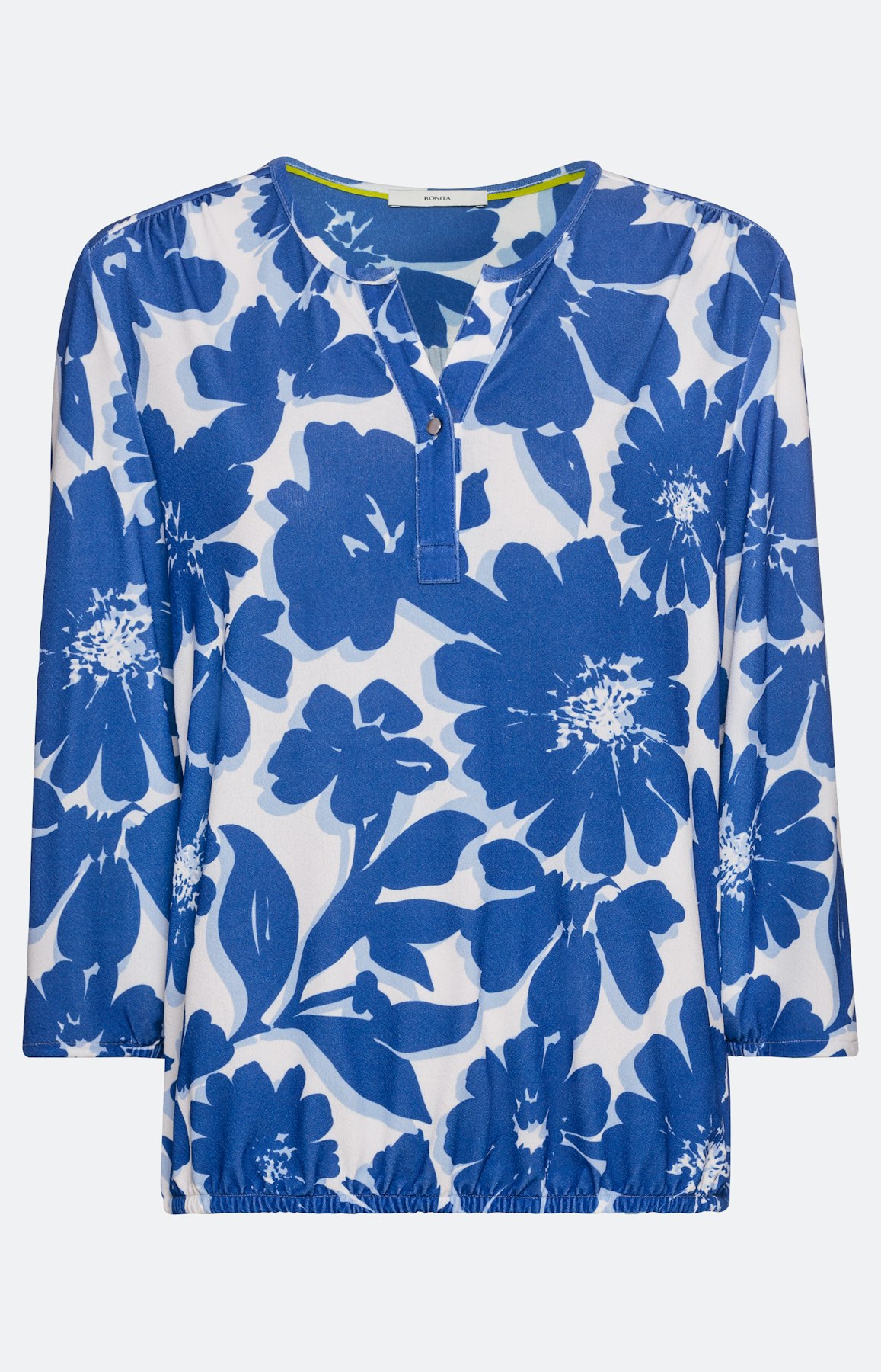 Geblümtes Shirt mit 3/4-Ärmel