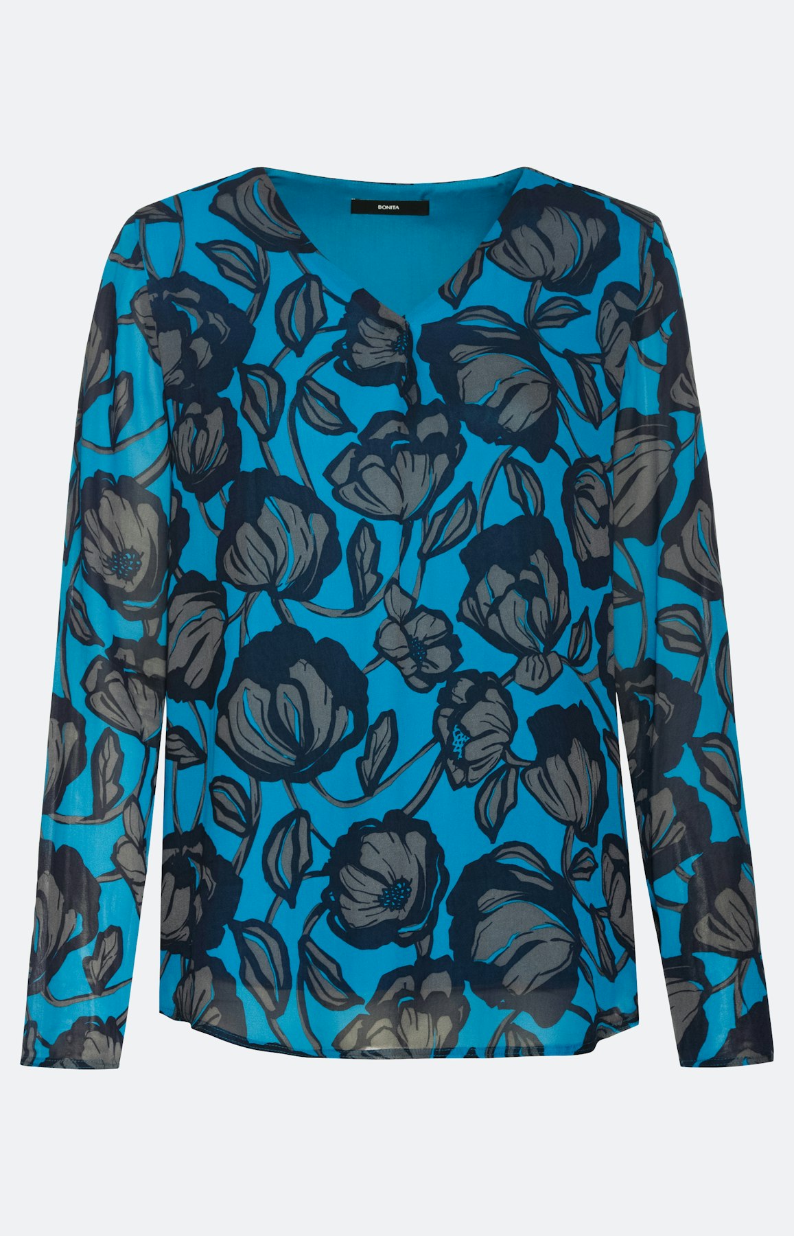 Blusenshirt mit langem Arm und Print