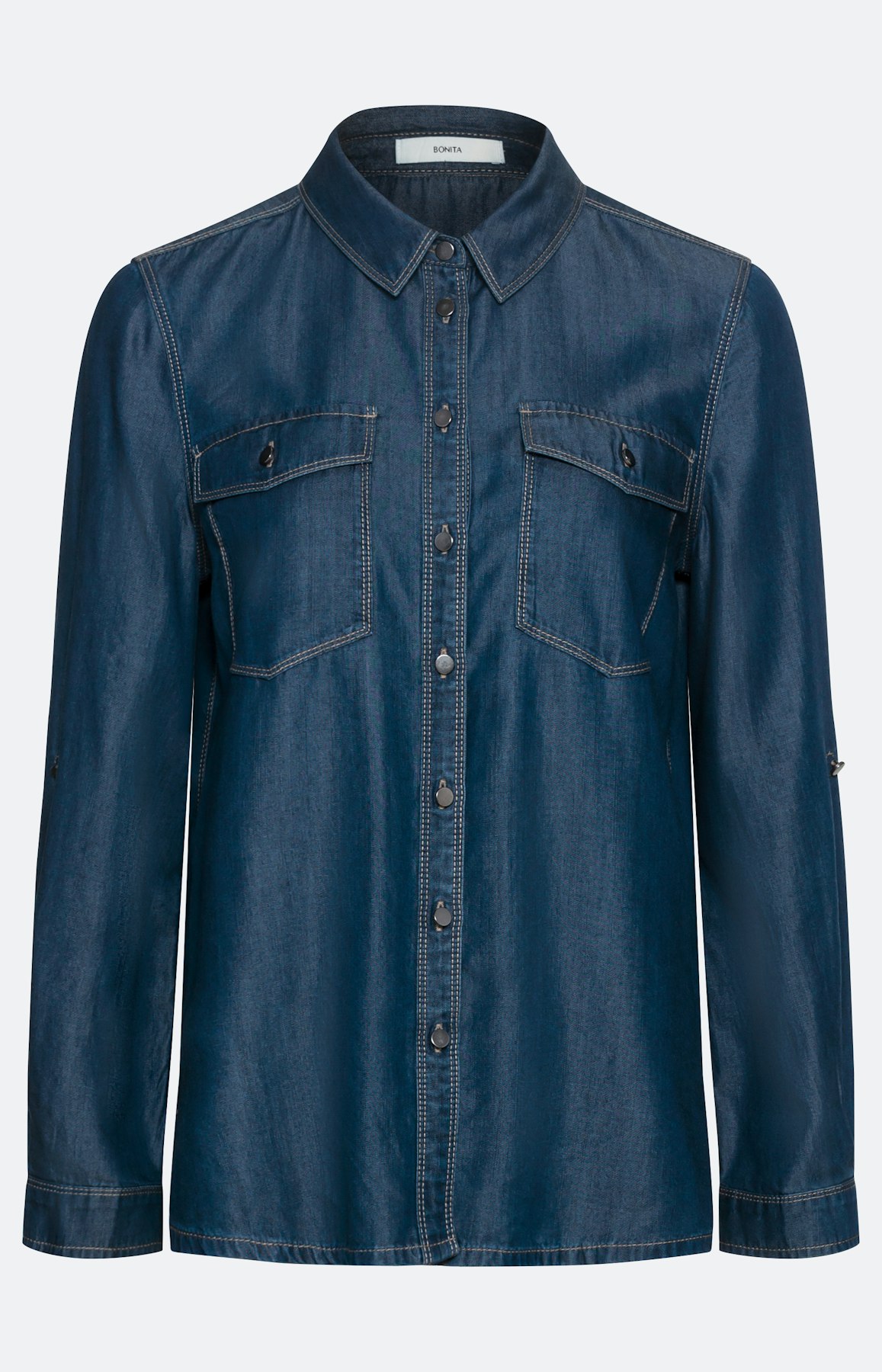 Lyocell overhemd blouse, denim