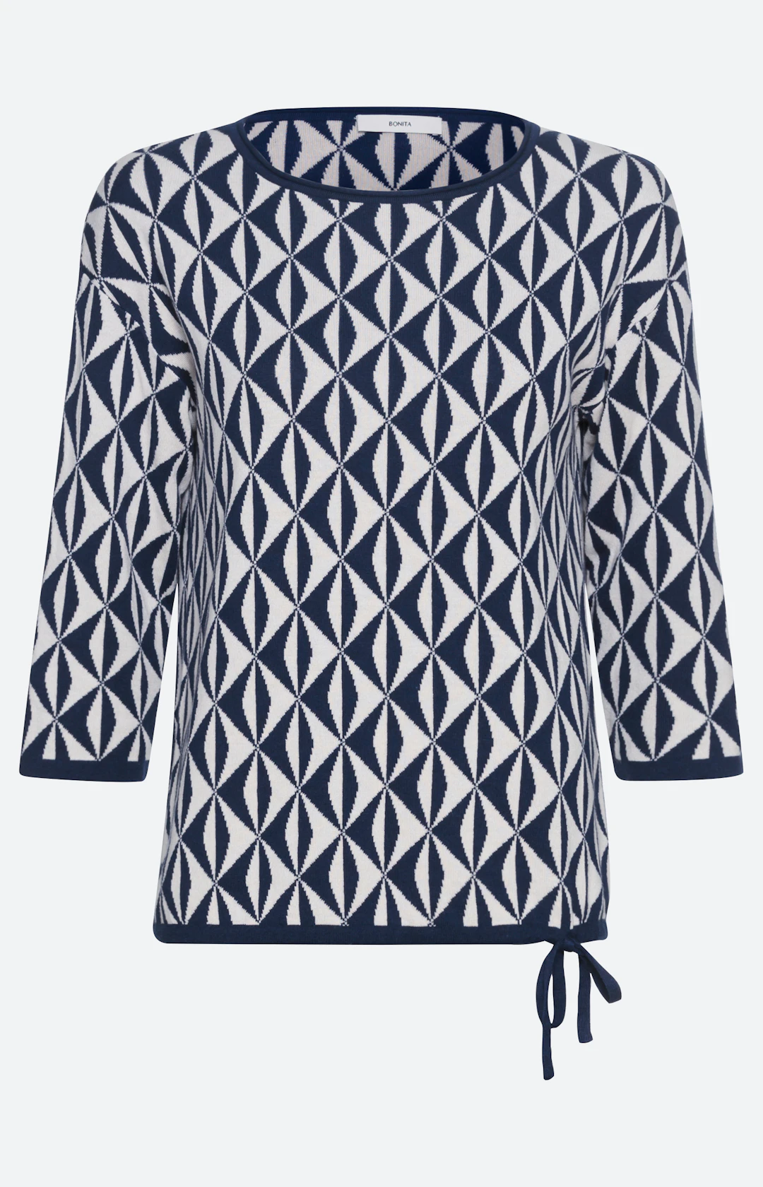 Pullover Mit Jacquardstrickmuster Und 3 4 rmel Bonita pullover-mit-jacquardstrickmuster-und-3-4-rmel-bonita