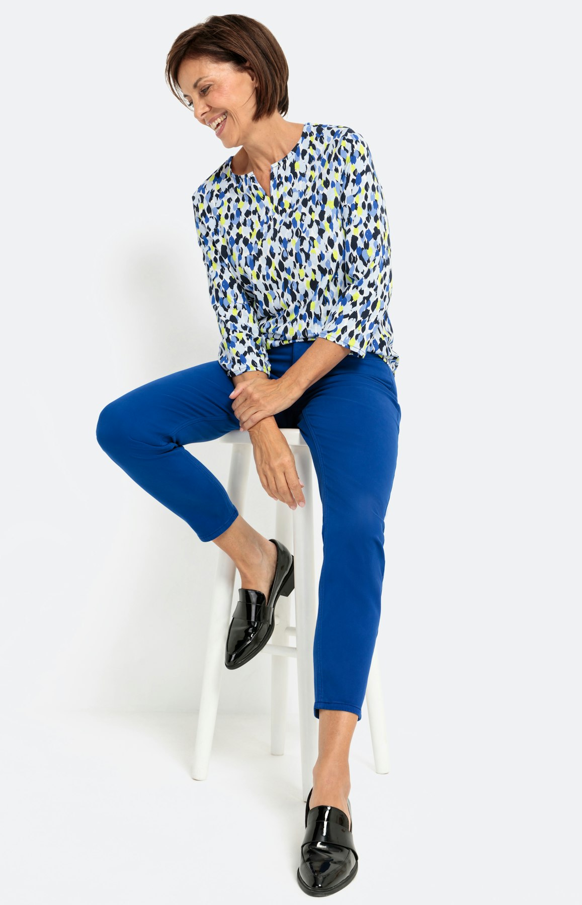 Schmale Hose mit Stretch-Anteil