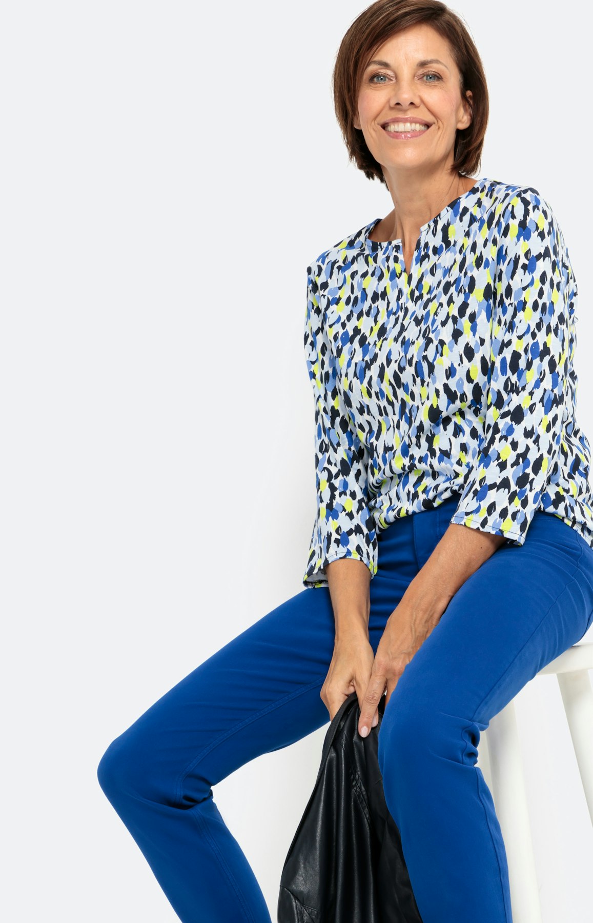 Schmale Hose mit Stretch-Anteil