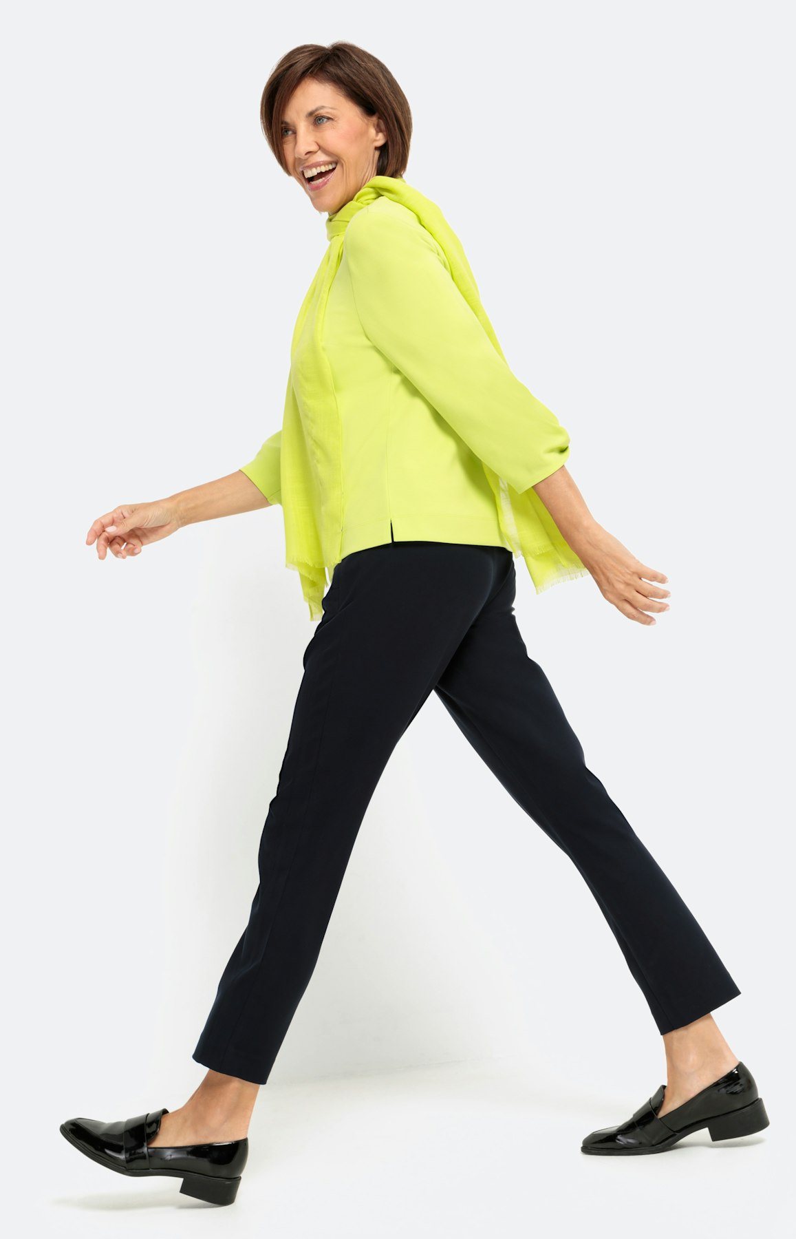 Sweater mit 3/4-Ärmel und Knoten-Detail