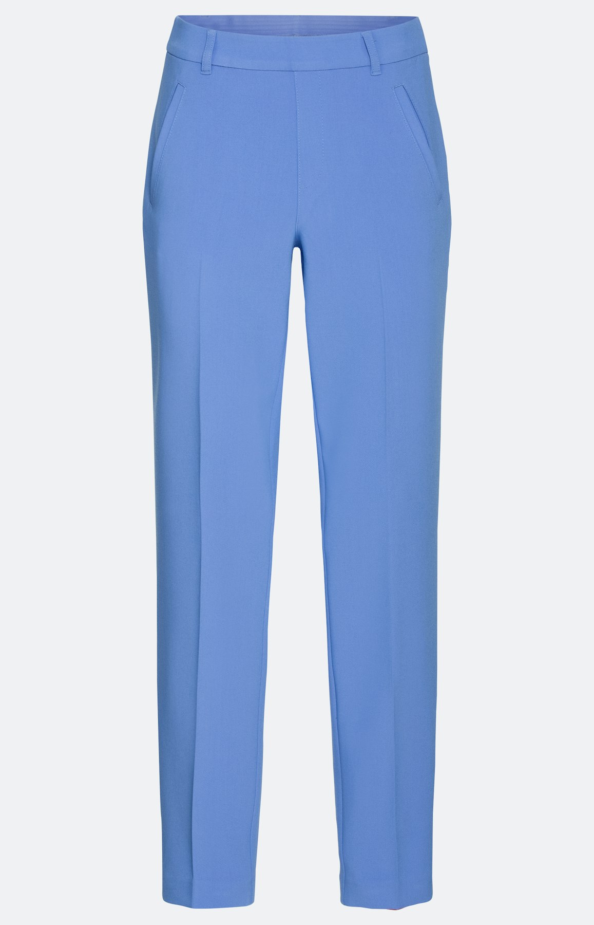 Zigarettenhose mit Bügelfalten