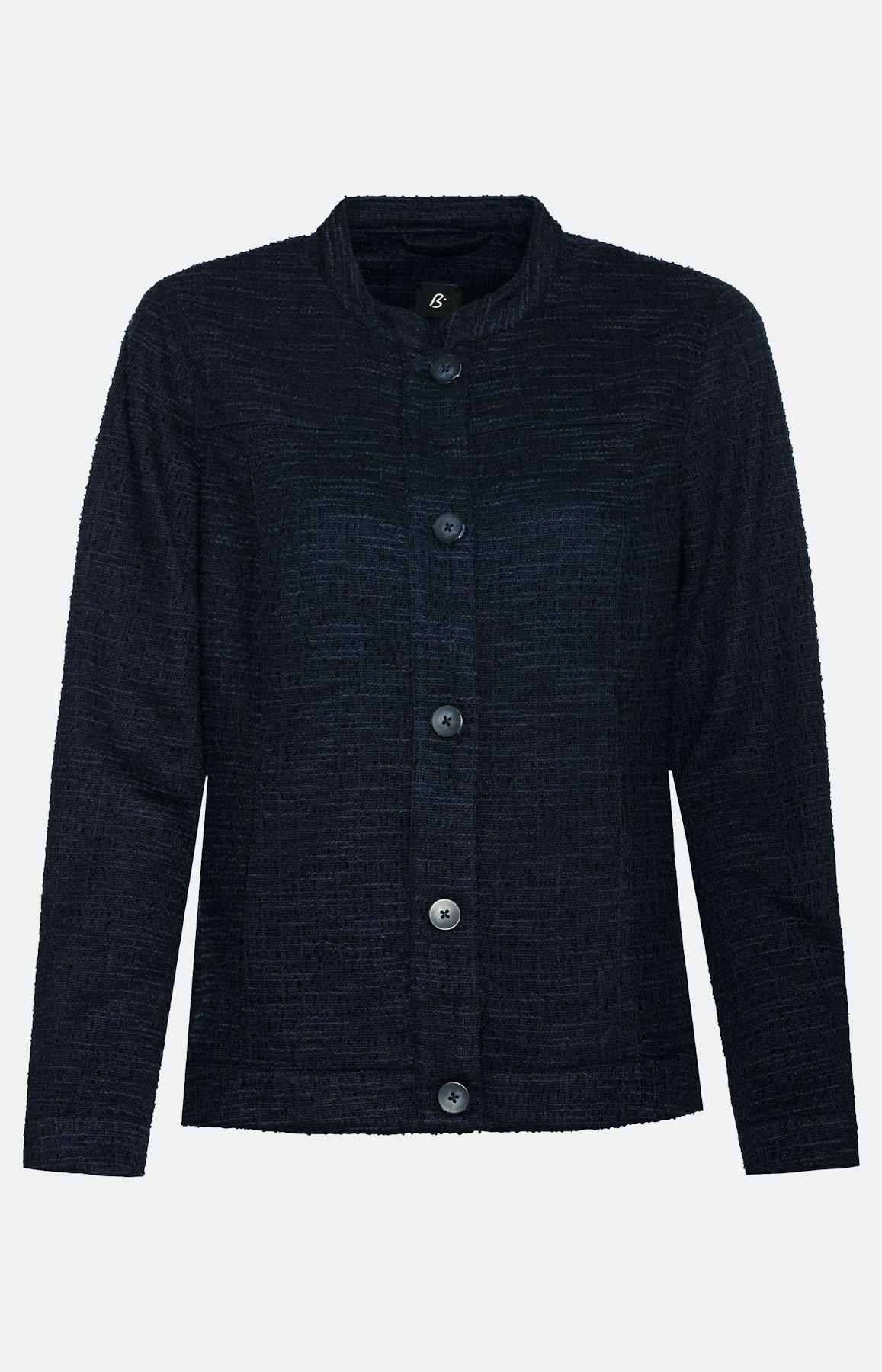 Licht jasje van bouclé