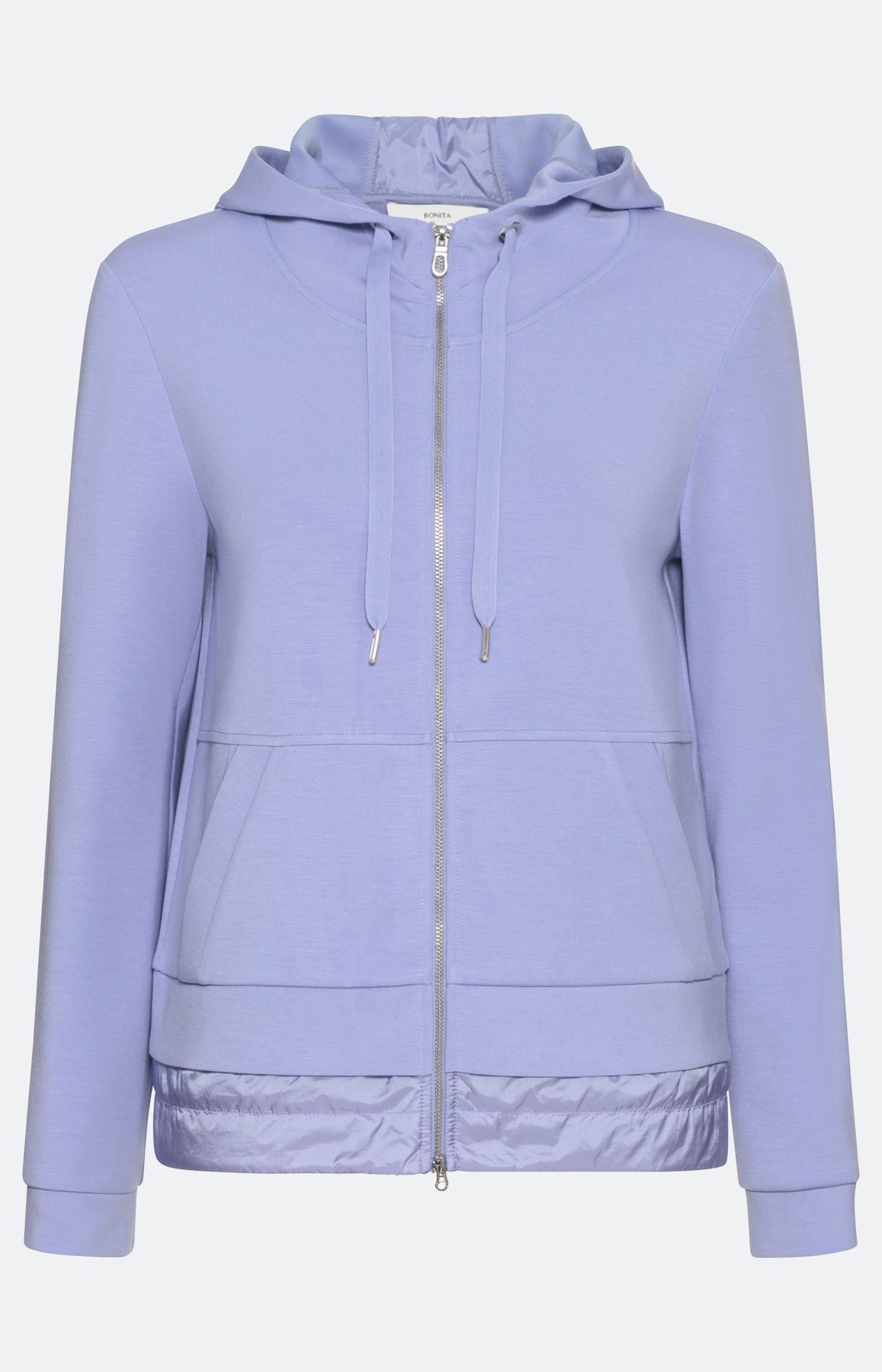 Langärmlige Sweatjacke aus Scuba