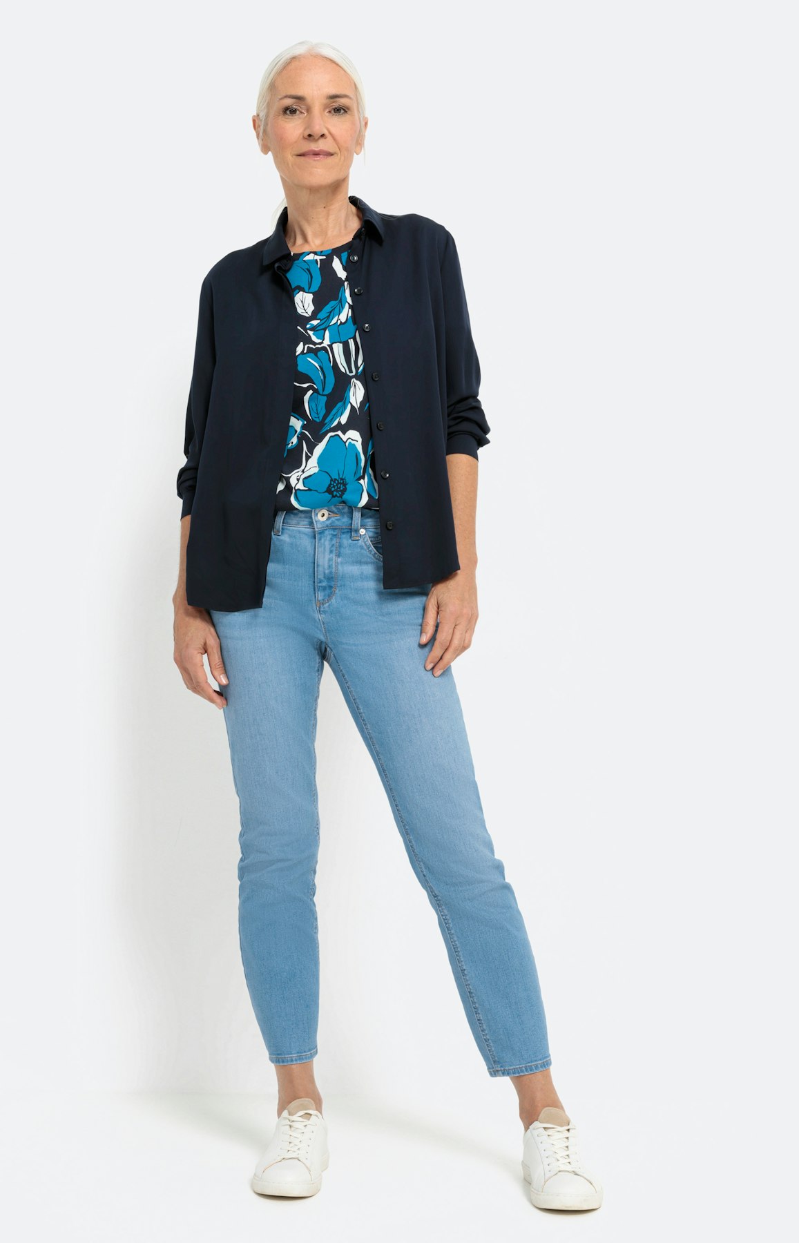 T-shirt met korte vleermuismouwen