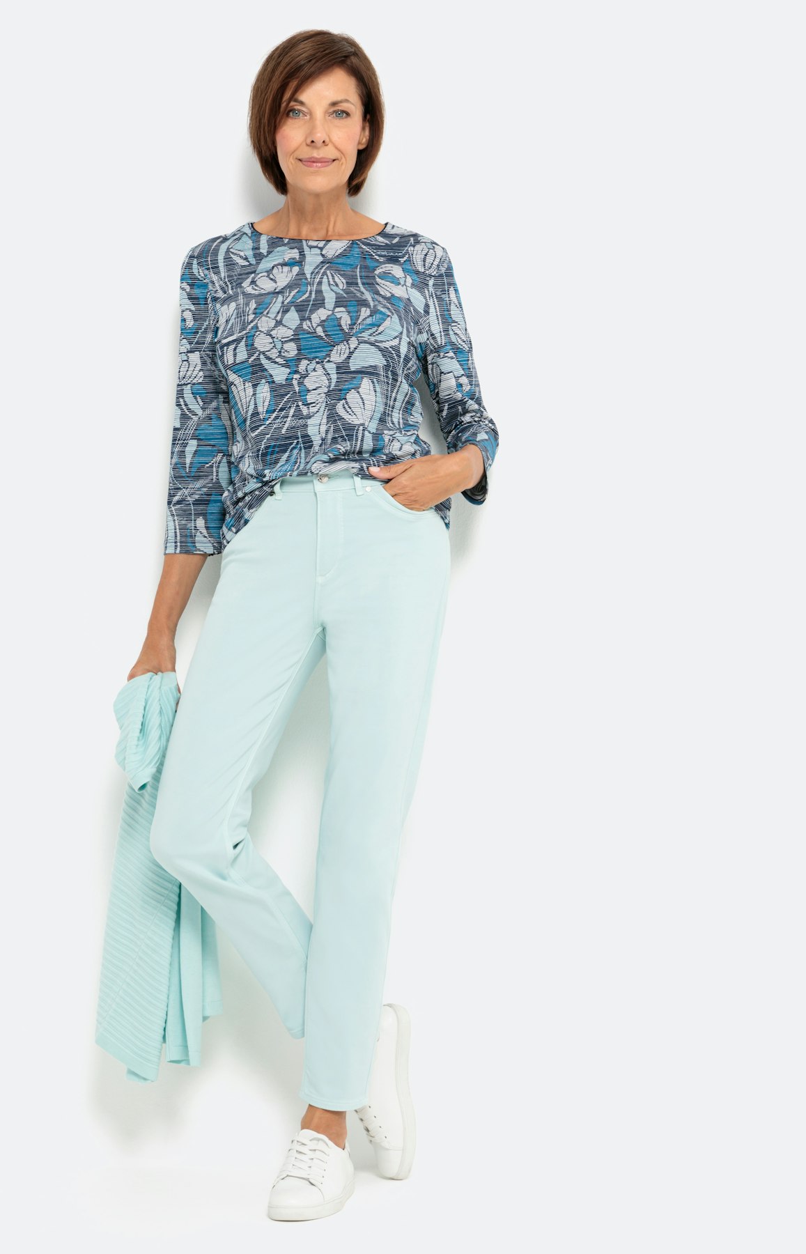 Schmale Hose mit Stretch-Anteil