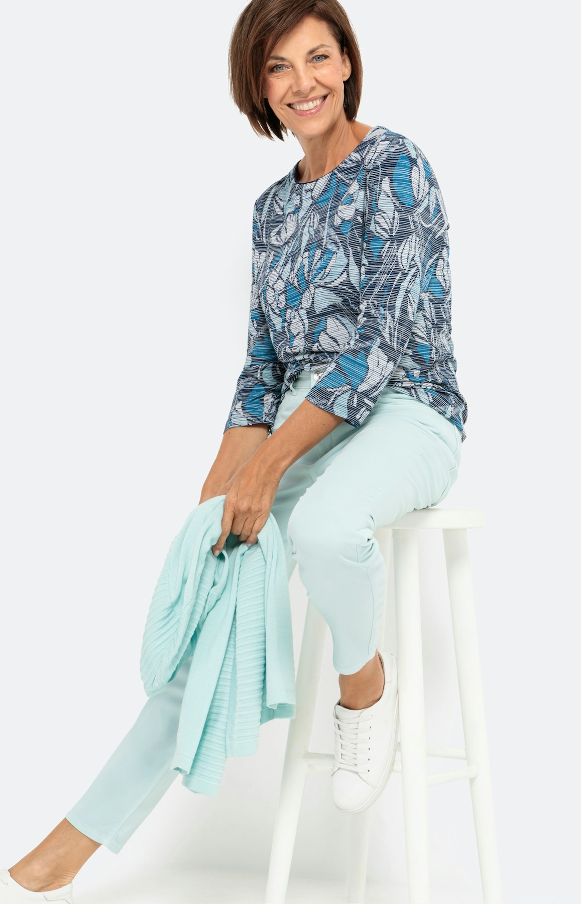 Schmale Hose mit Stretch-Anteil