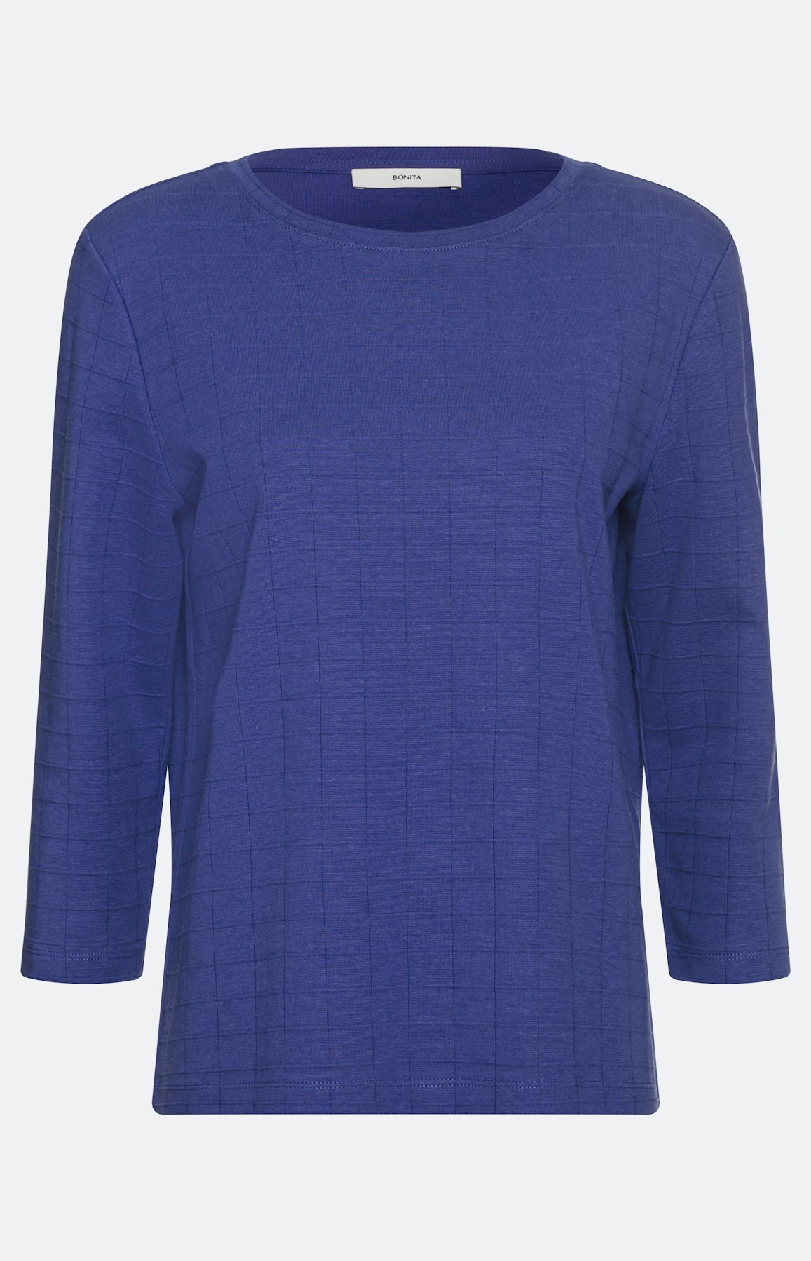 Shirt mit 3/4-Ärmel und Struktur