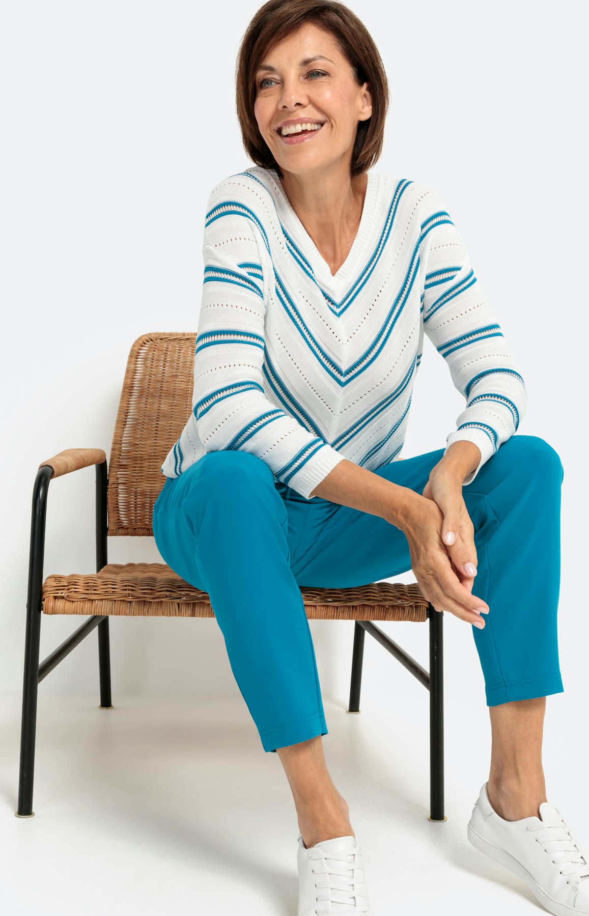 Sportieve joggingbroek, ocean