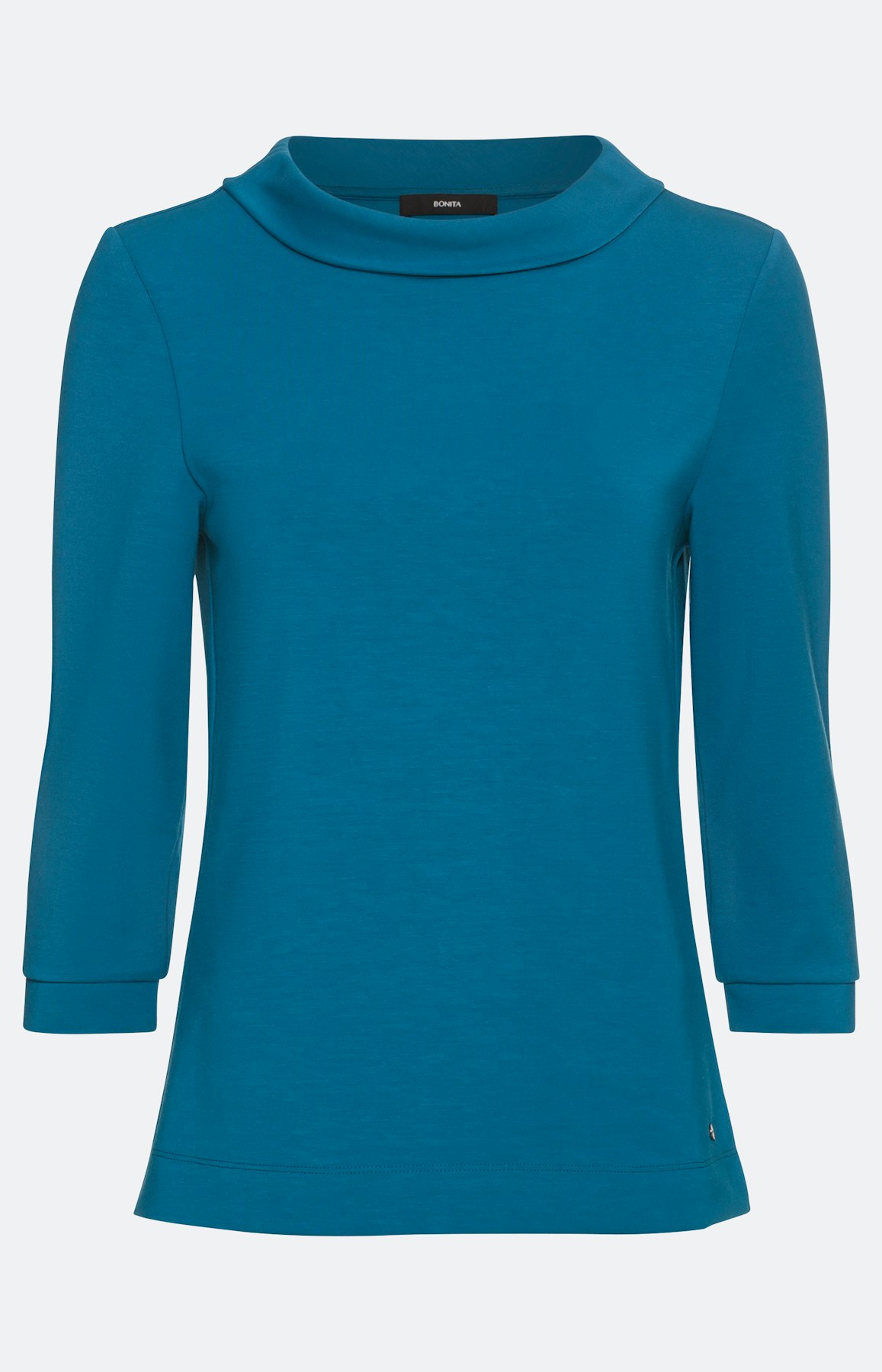 Scuba-sweatshirt met 3/4-mouwen