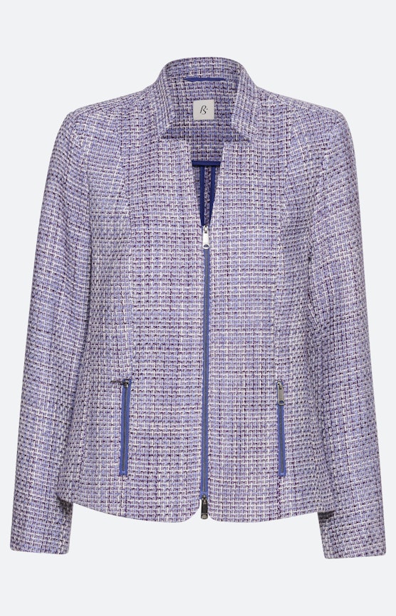 Moderne blazer van bouclé