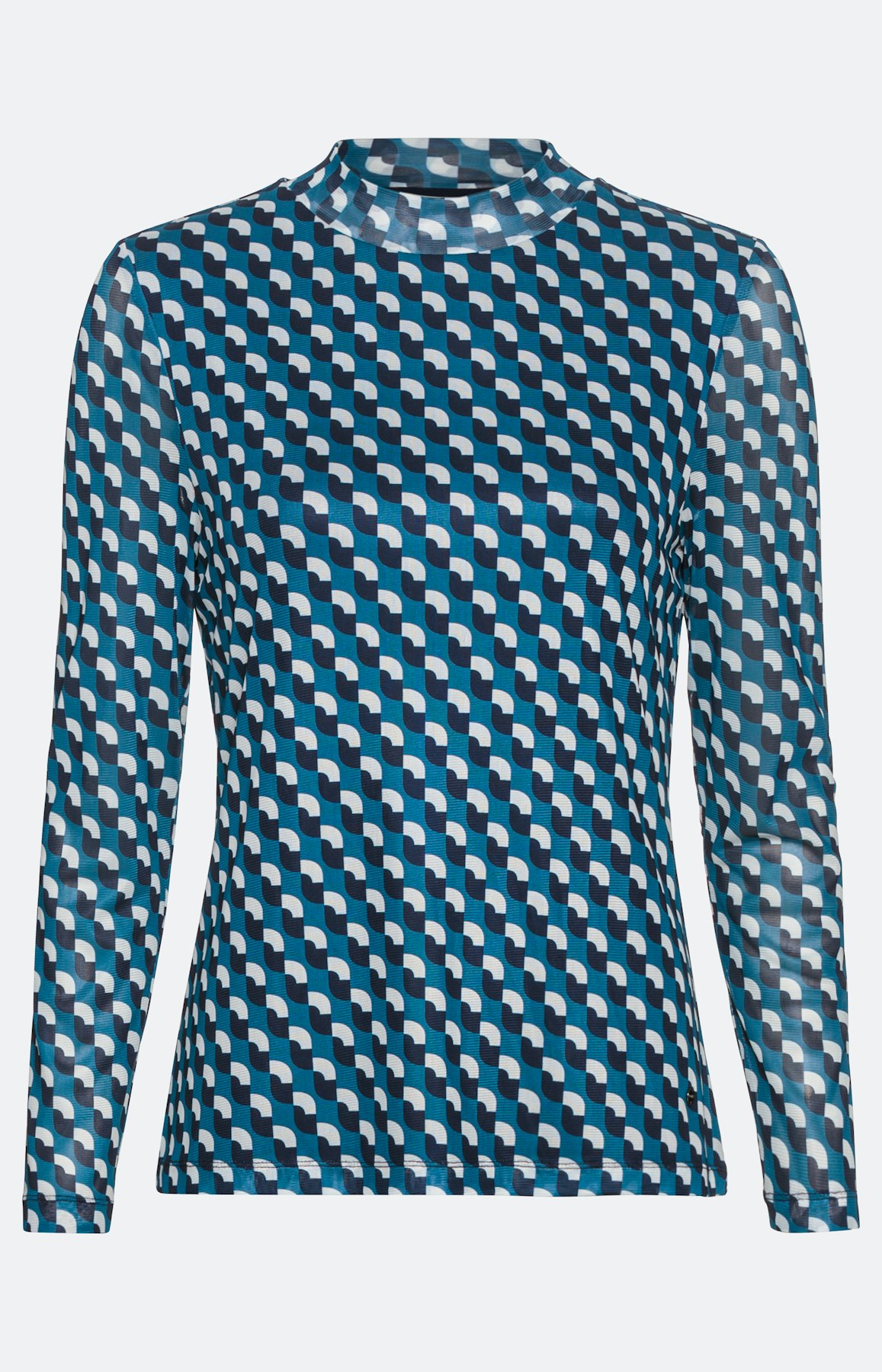 Langarmshirt aus Mesh