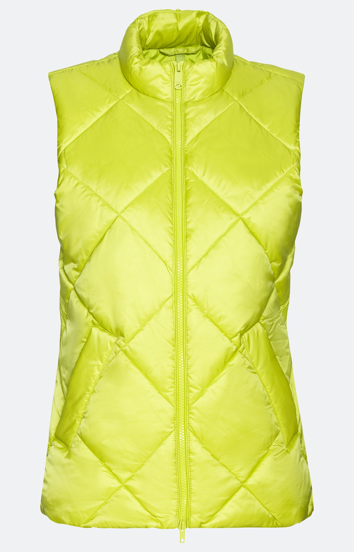 Bodywarmer met een hoge kraag