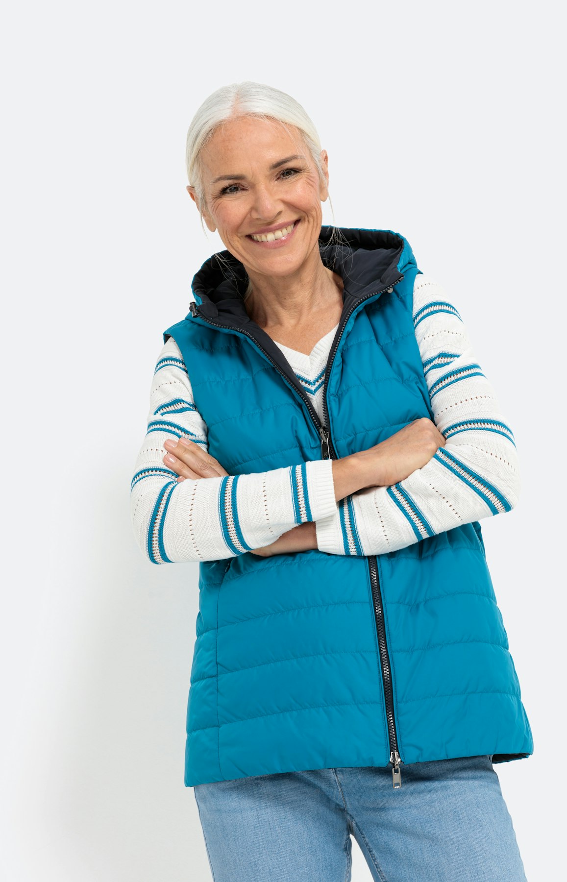 Steppweste zum Wenden