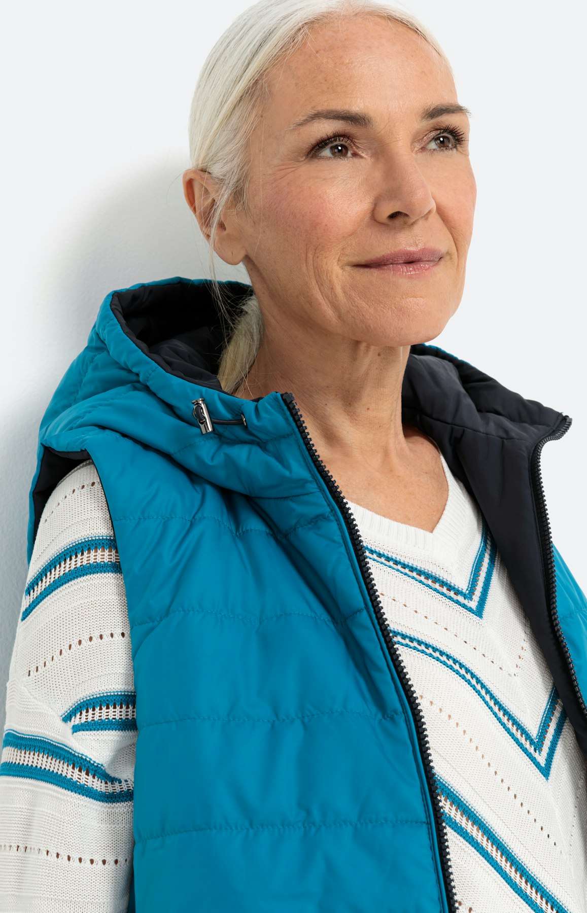 Steppweste zum Wenden