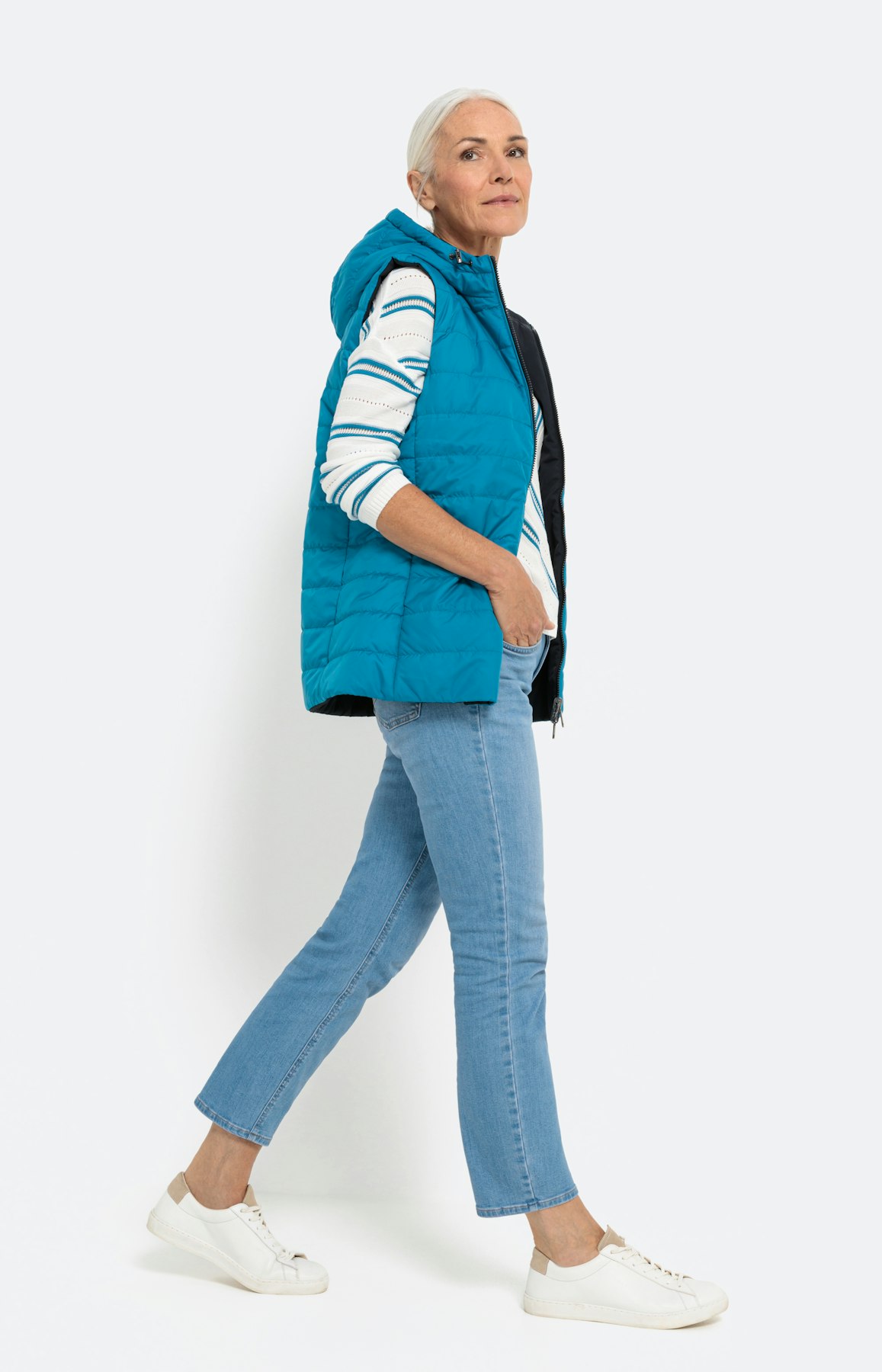 Steppweste zum Wenden