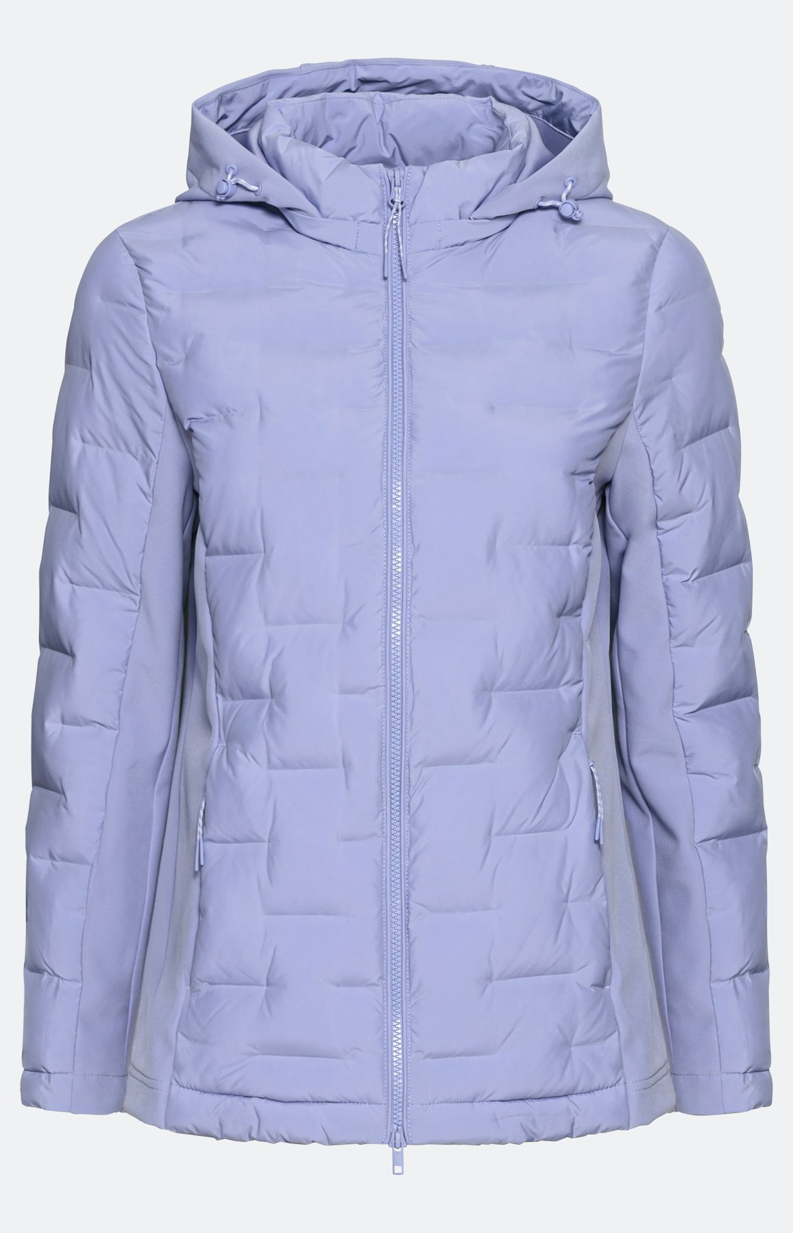 Gewatteerde jas met ritssluiting