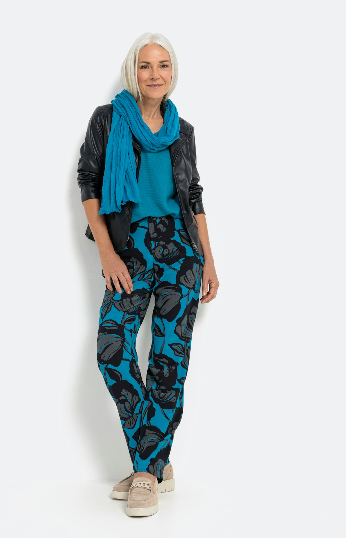 Blazer van imitatieleer