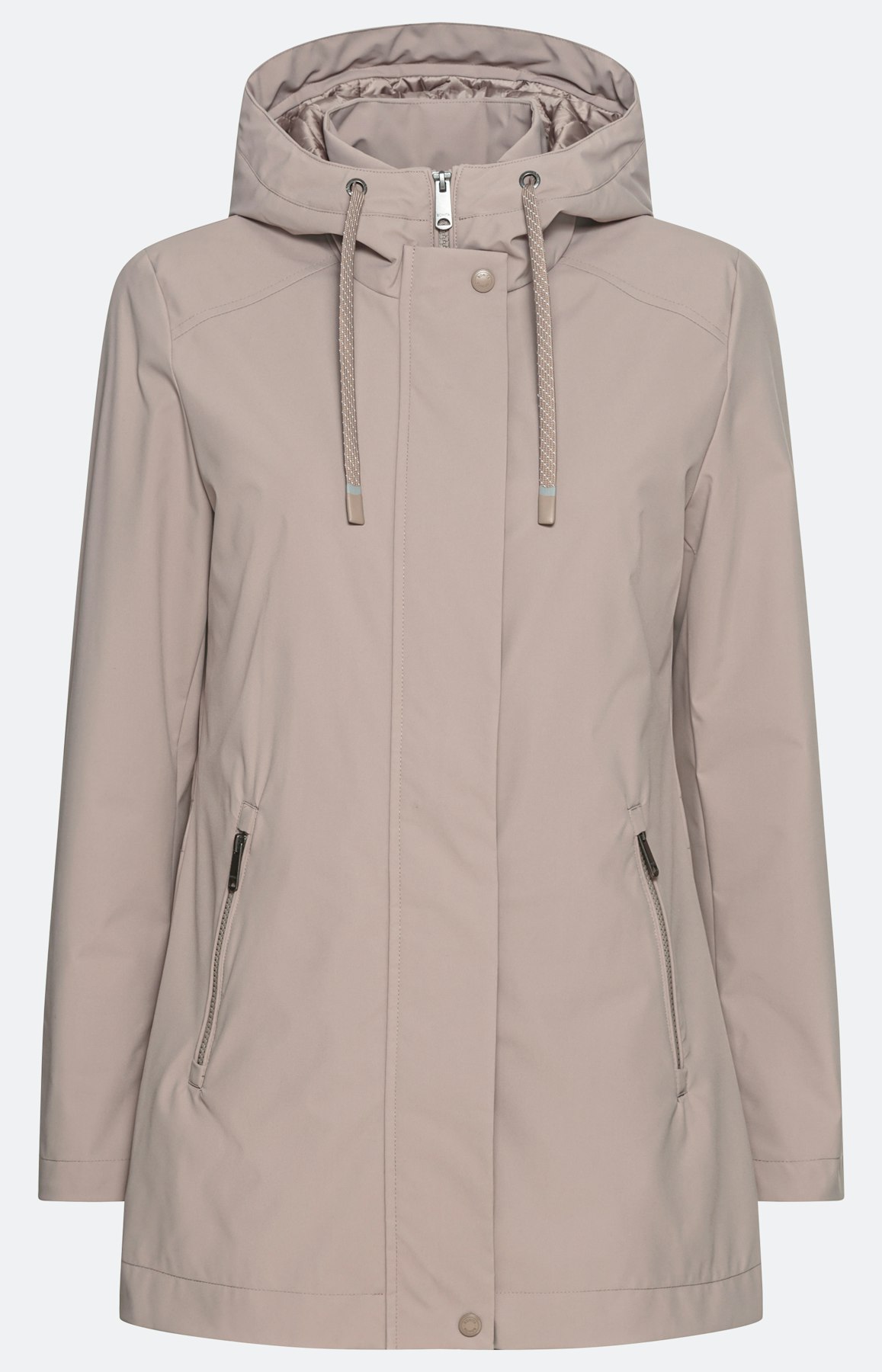 Softshelljacke im Parka-Design