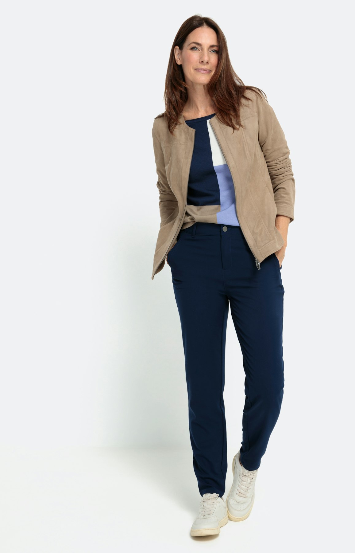 Gebreide trui met 3/4-mouwen