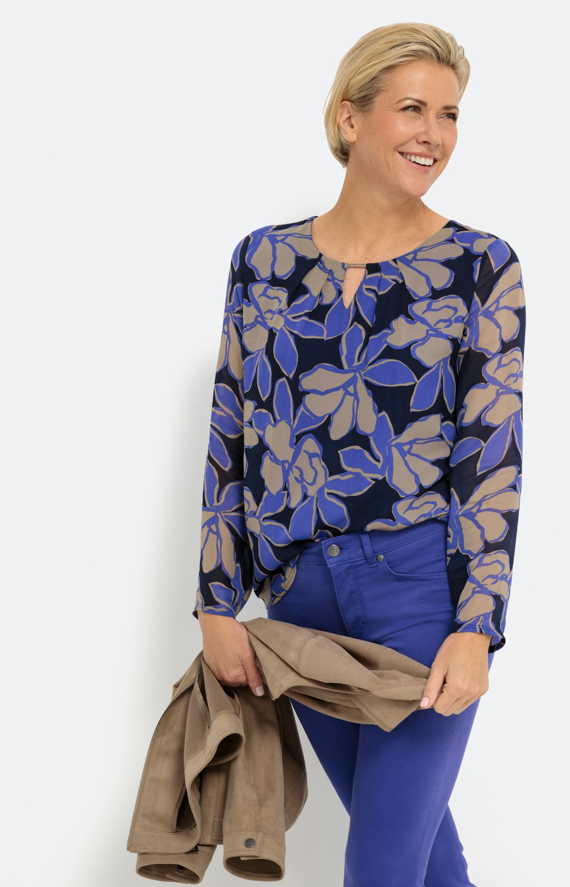 Blusenshirt mit langem Ärmel