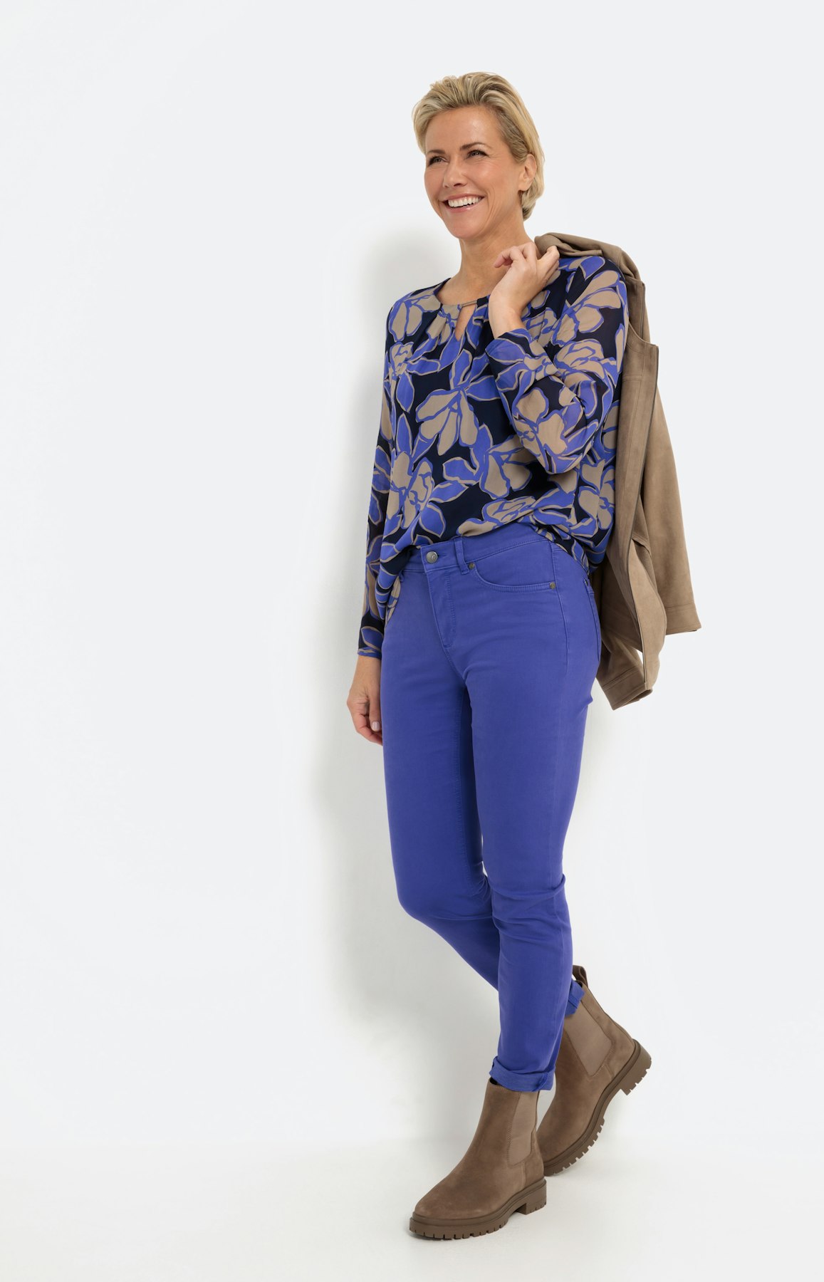 Blusenshirt mit langem Ärmel