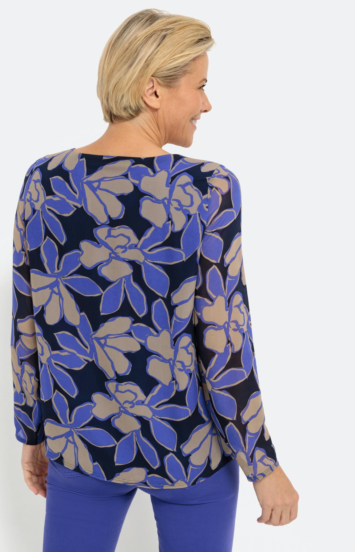 Blusenshirt mit langem Ärmel