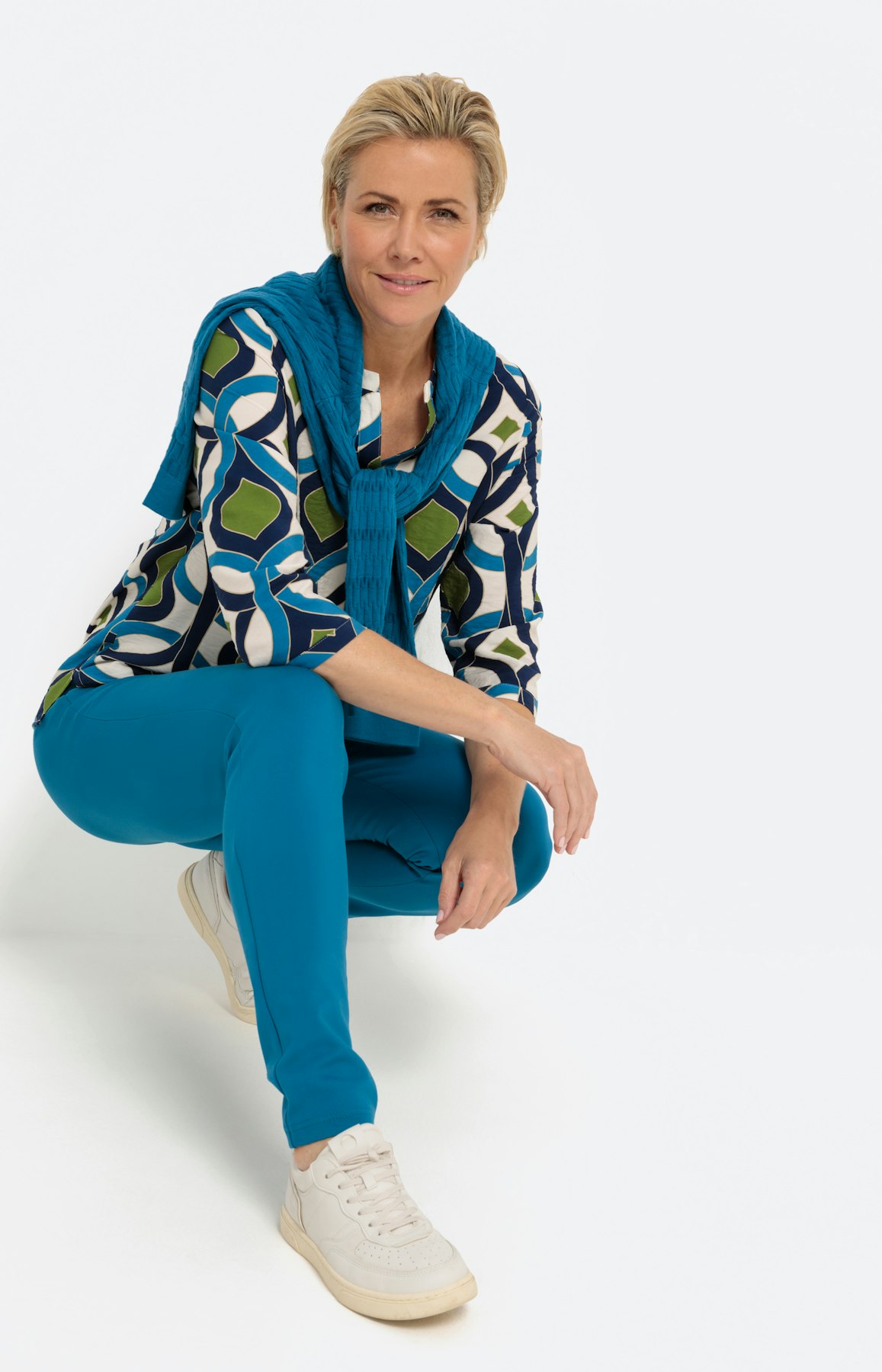 Shirt met 3/4-mouwen