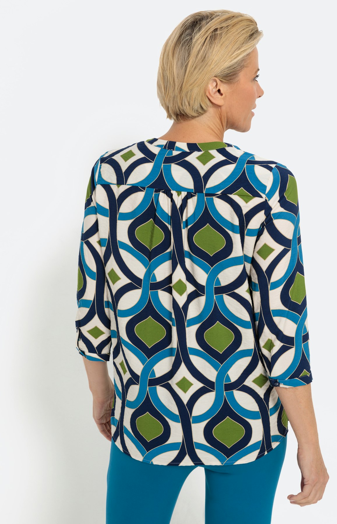 Shirt met 3/4-mouwen