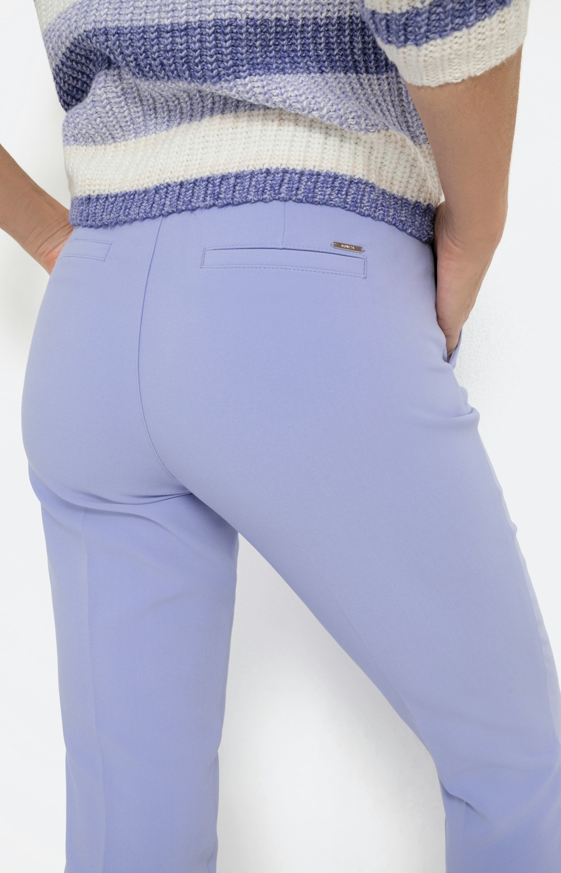 Ellastsche cigarette broek, lavender